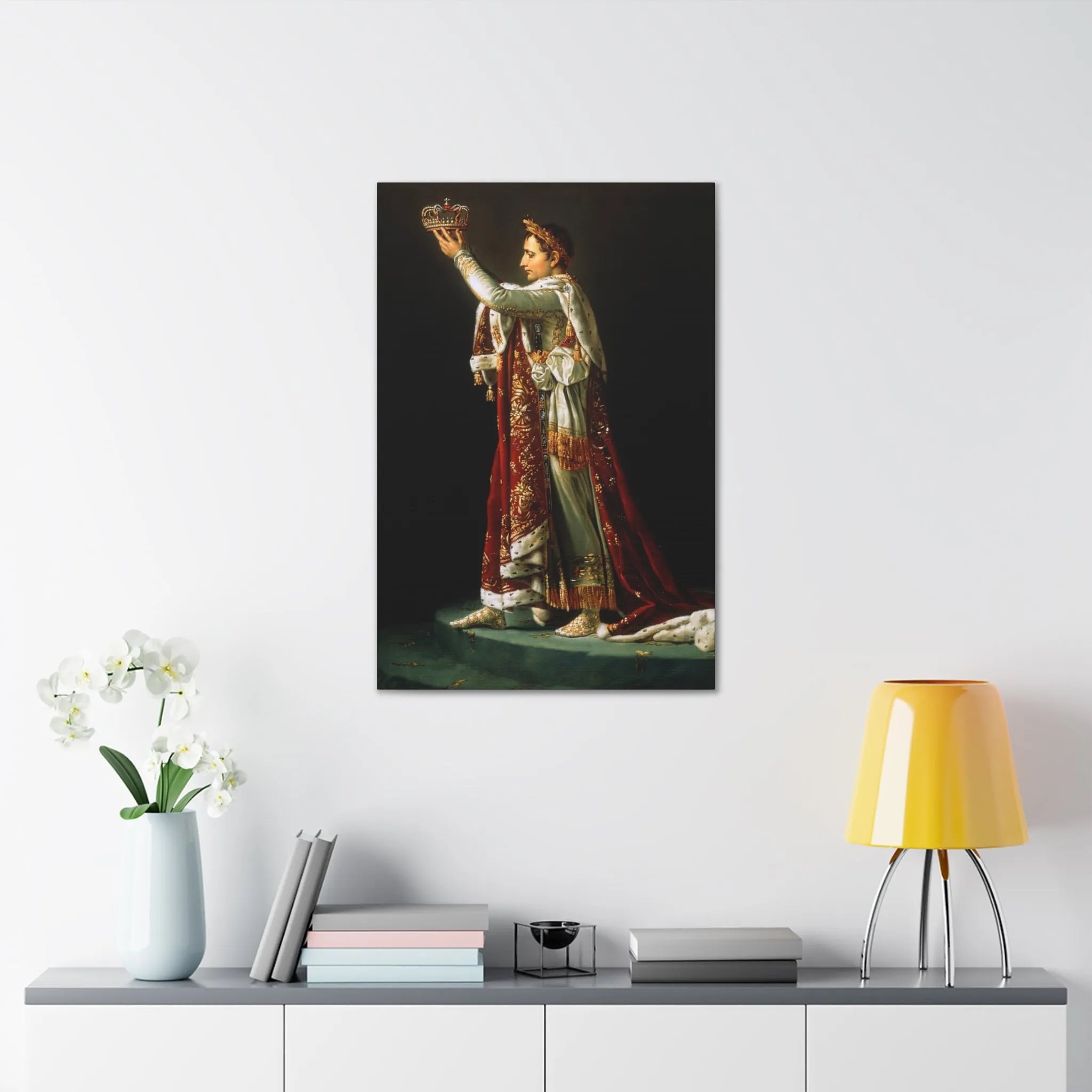 Elevate Your Space with The Coronation of Napoleon Canvas Wrap