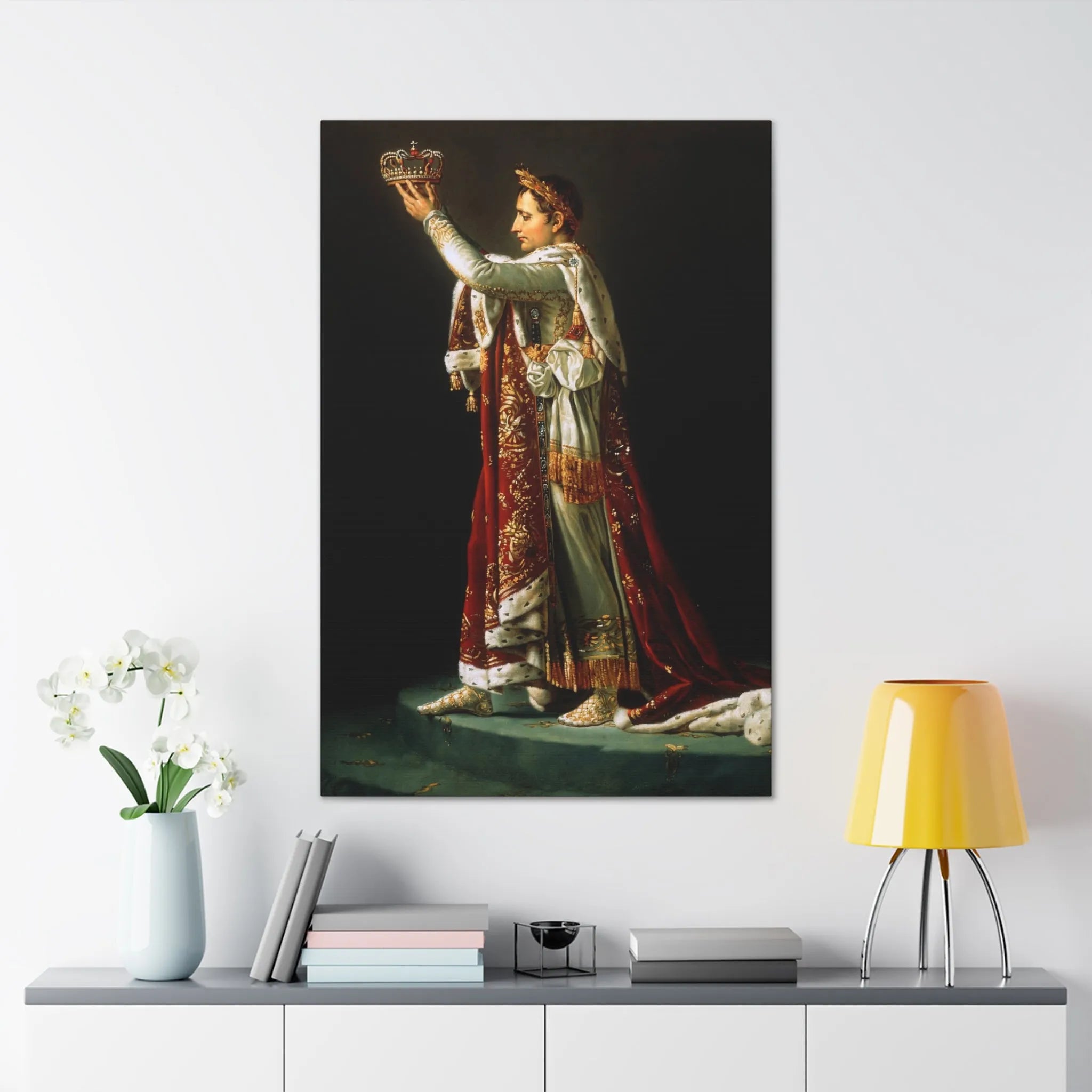 Elevate Your Space with The Coronation of Napoleon Canvas Wrap