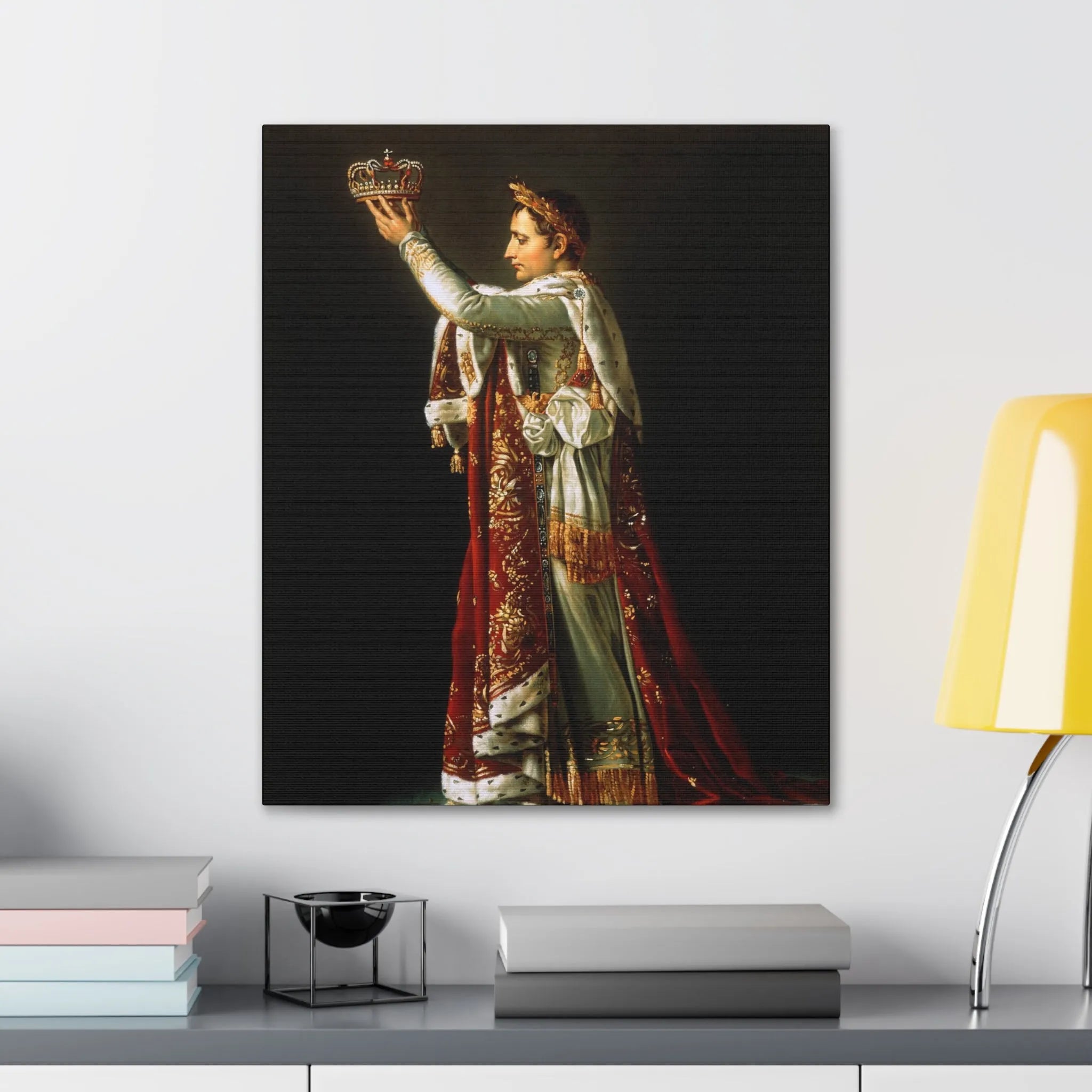 Elevate Your Space with The Coronation of Napoleon Canvas Wrap