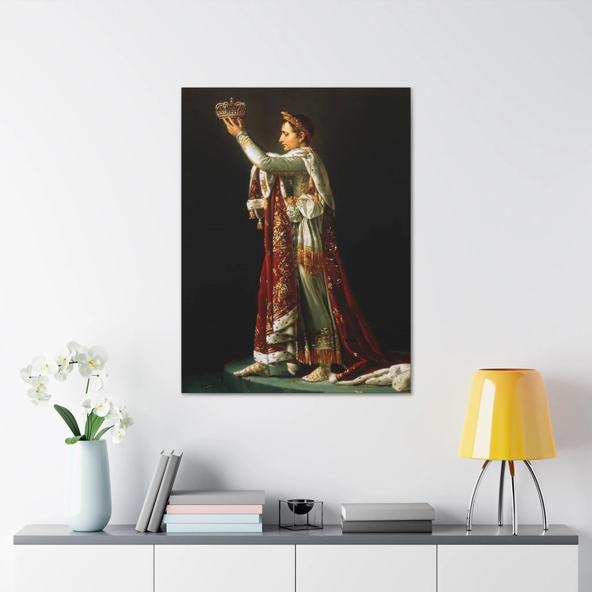 Elevate Your Space with The Coronation of Napoleon Canvas Wrap