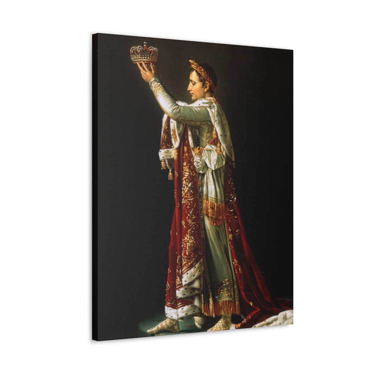 Elevate Your Space with The Coronation of Napoleon Canvas Wrap