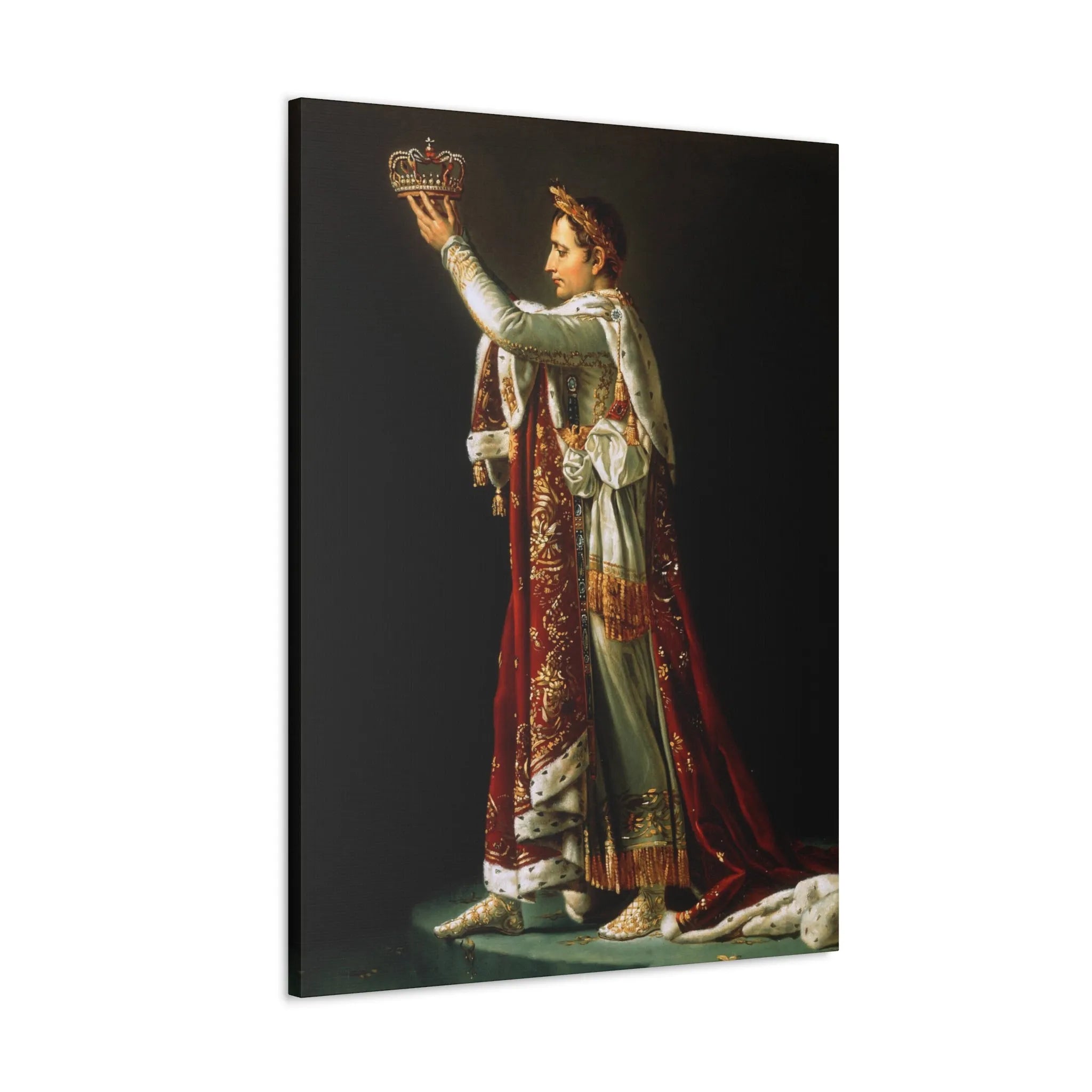 Elevate Your Space with The Coronation of Napoleon Canvas Wrap