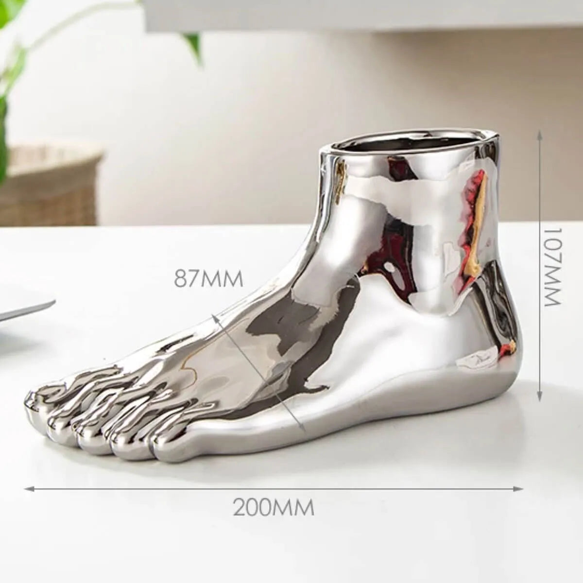 Creative Foot Vase Decorative Modern Sculpture