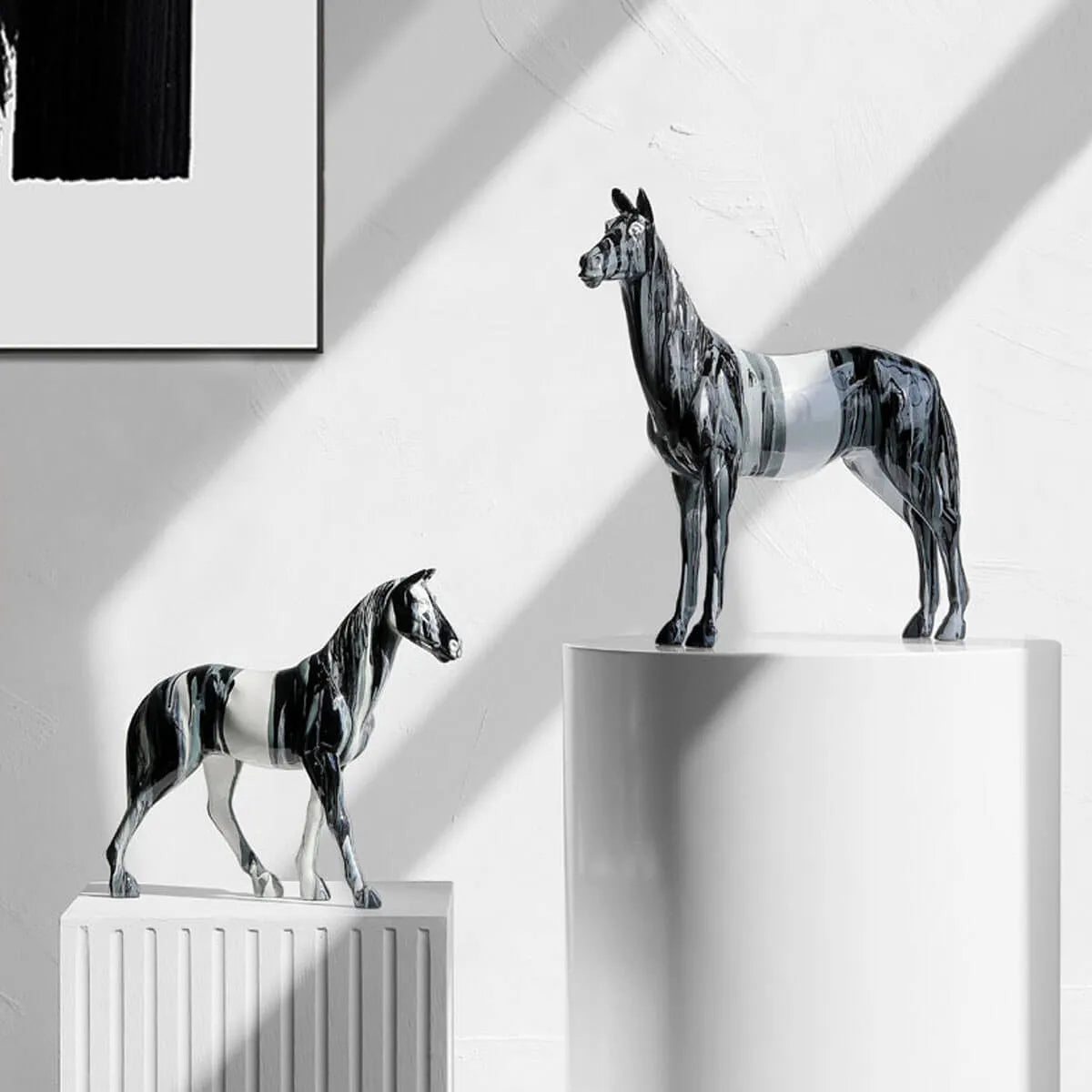 Creative Painted Horse Art Animal Aesthetic Sculpture