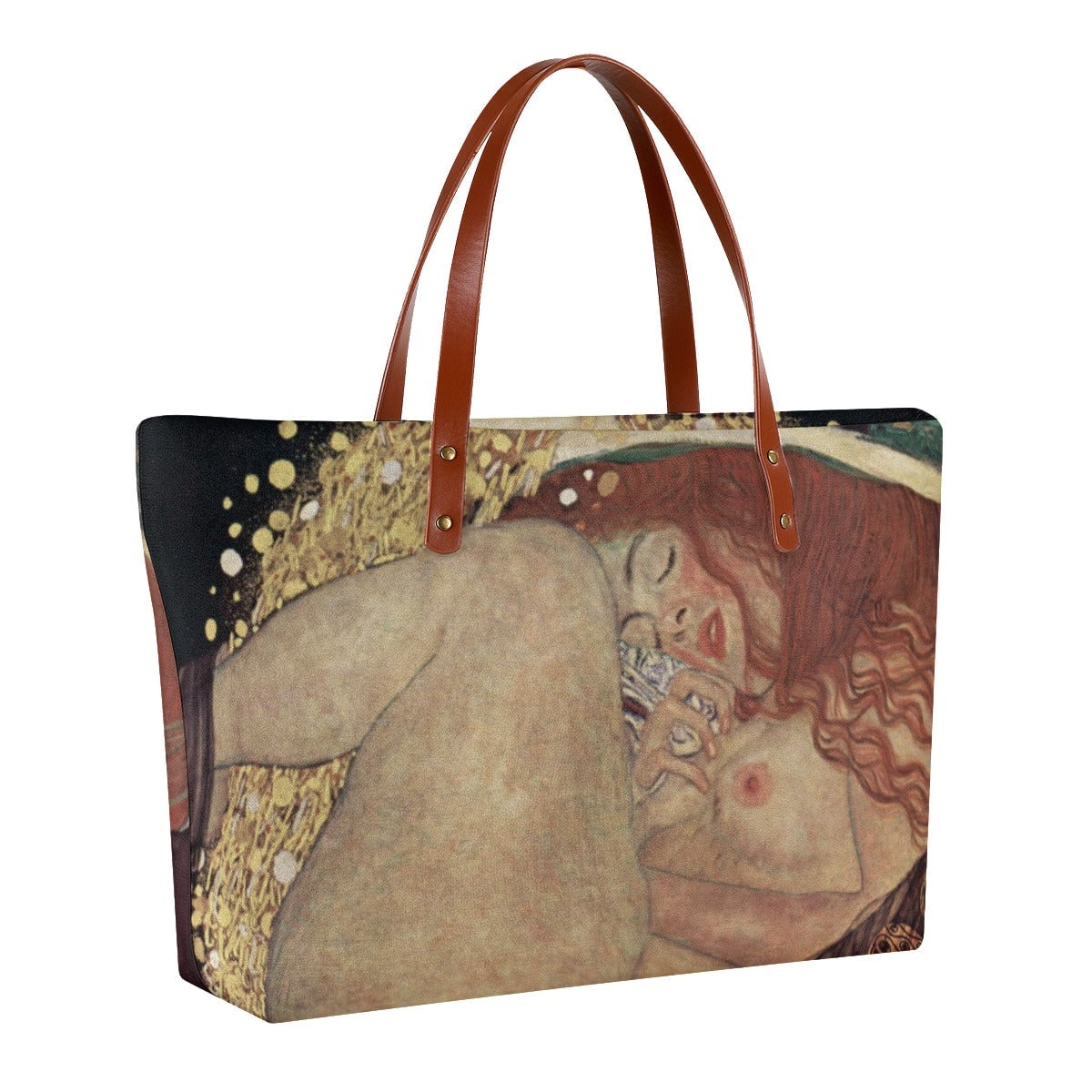 Danae Painting by Gustav Klimt Waterproof Tote Bag