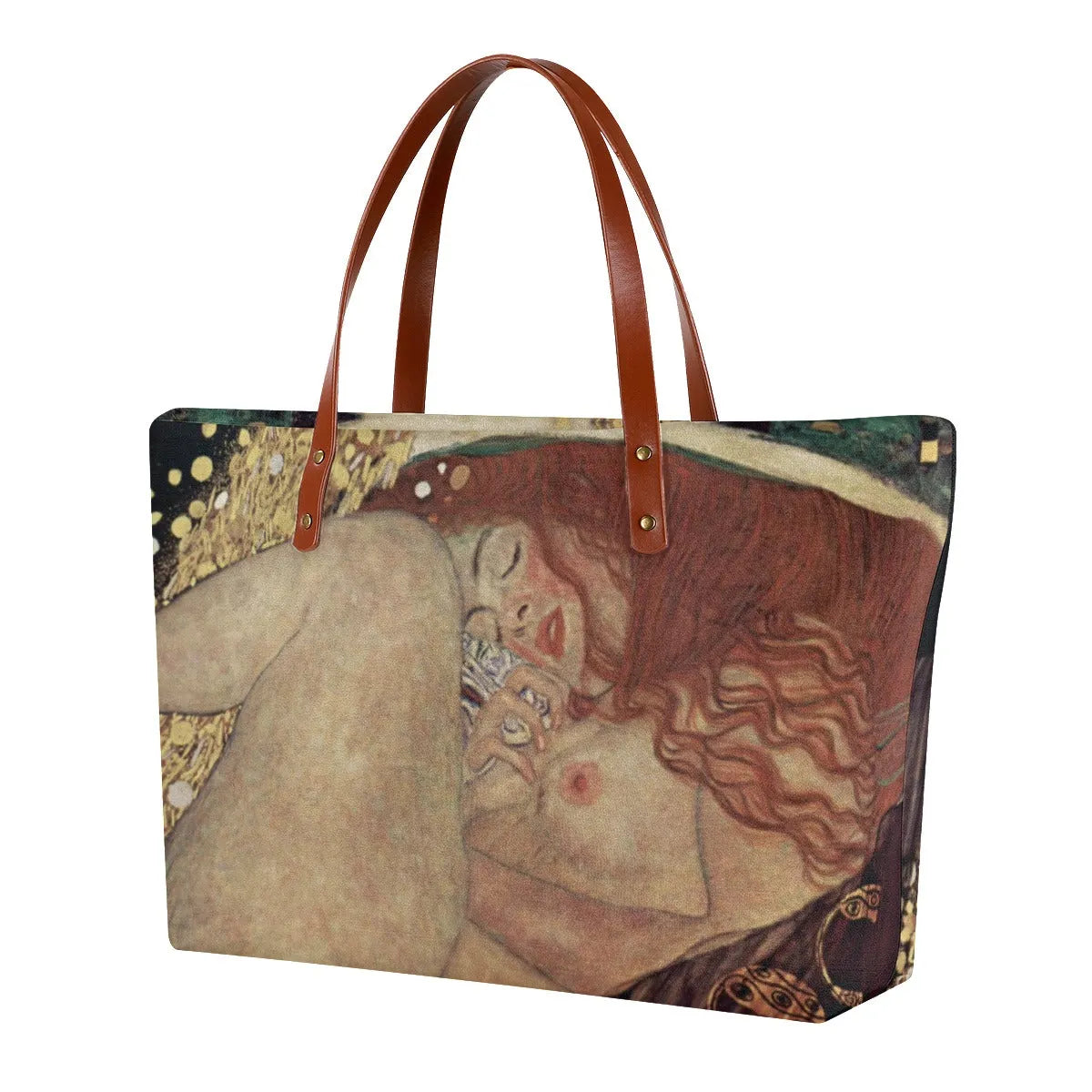 Danae Painting by Gustav Klimt Waterproof Tote Bag