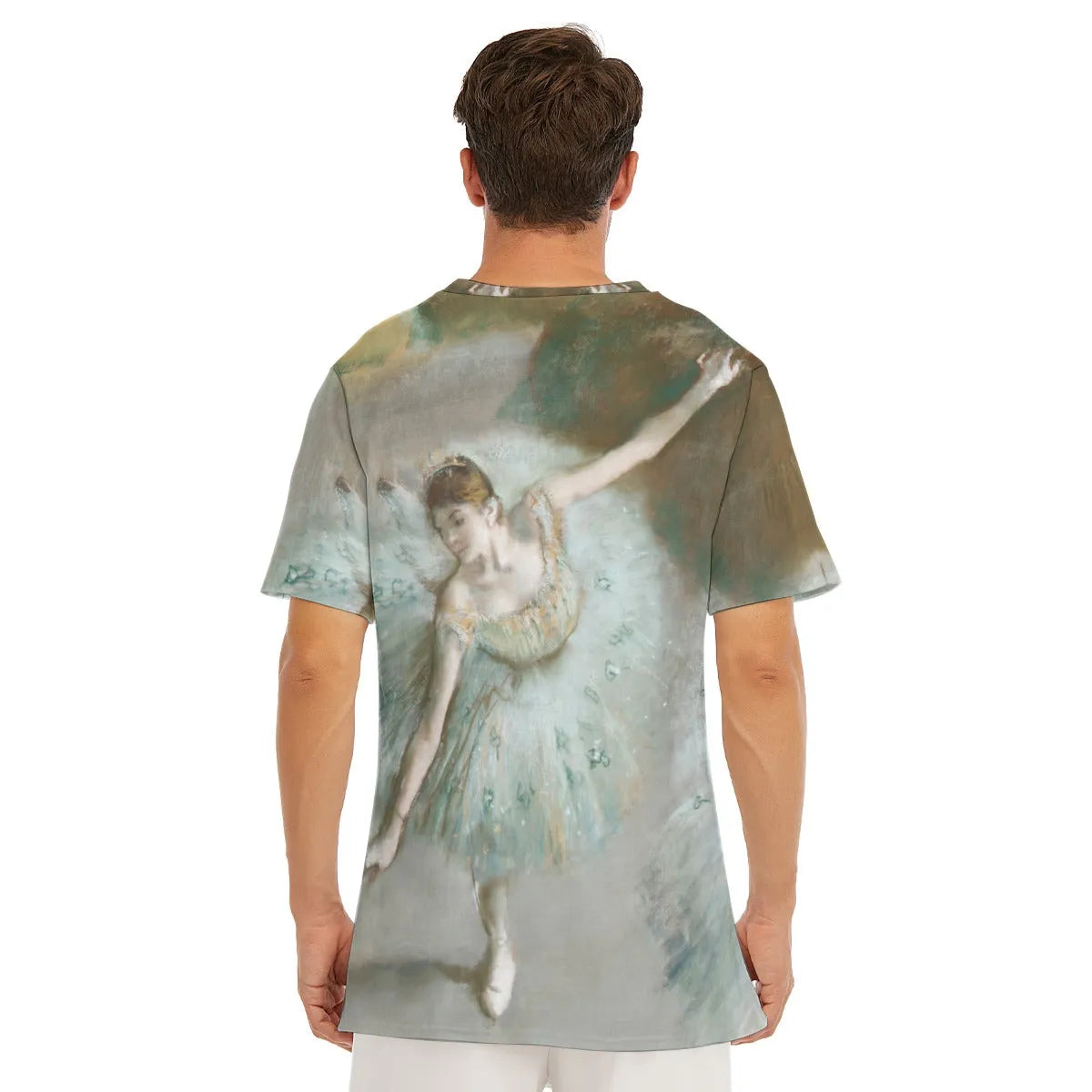 Dancer in Green Painting by Edgar Degas T-Shirt