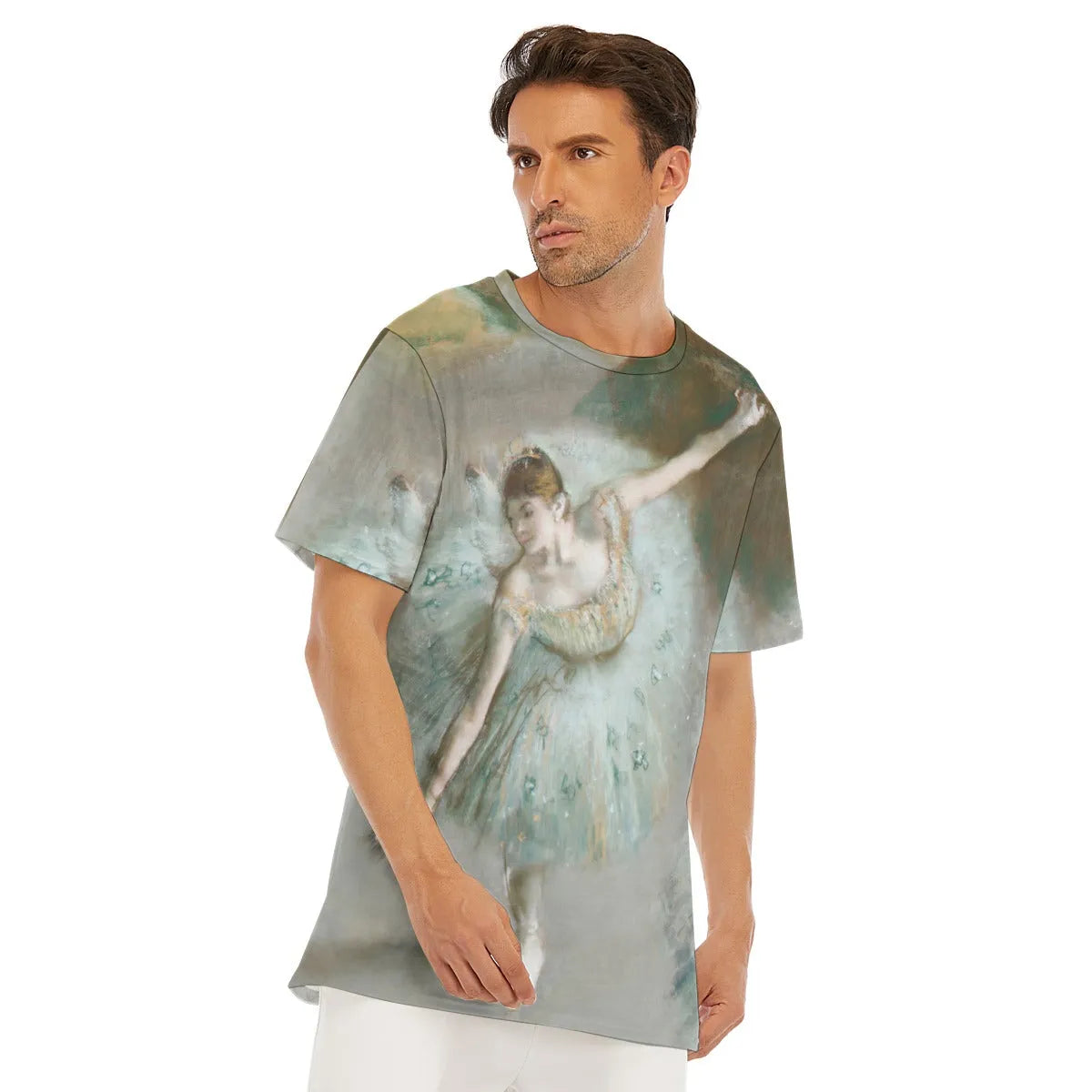 Dancer in Green Painting by Edgar Degas T-Shirt