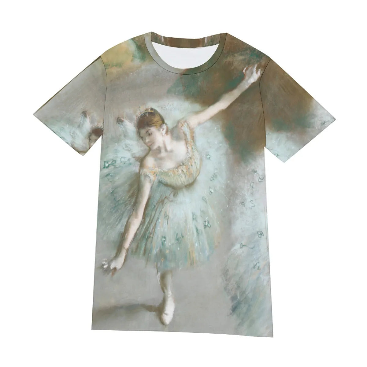 Dancer in Green Painting by Edgar Degas T-Shirt