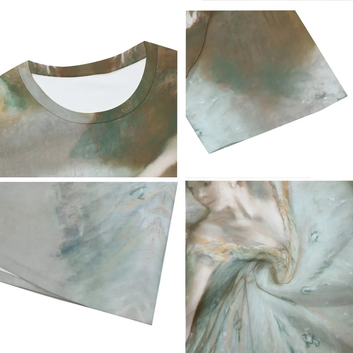 Dancer in Green Painting by Edgar Degas T-Shirt