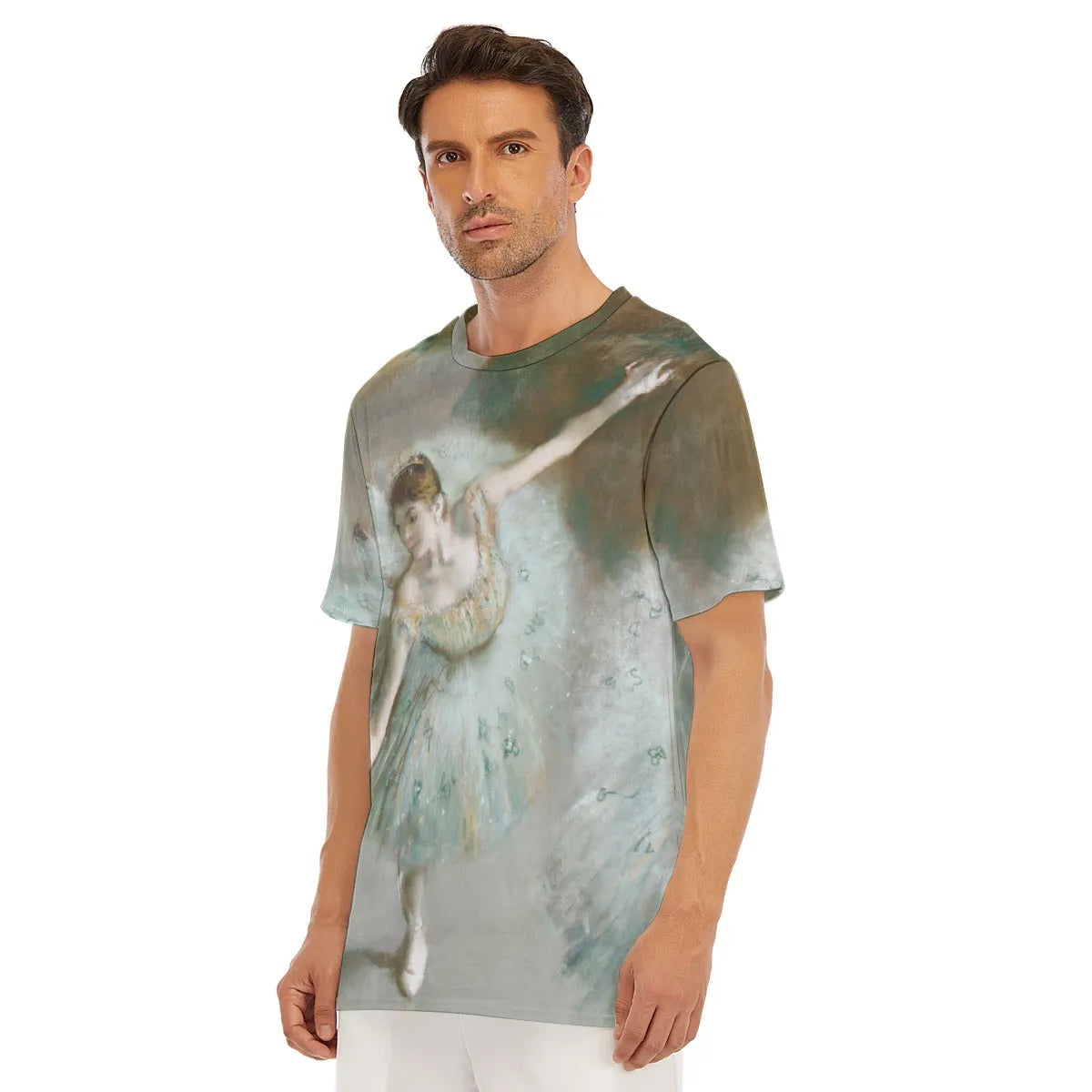 Dancer in Green Painting by Edgar Degas T-Shirt