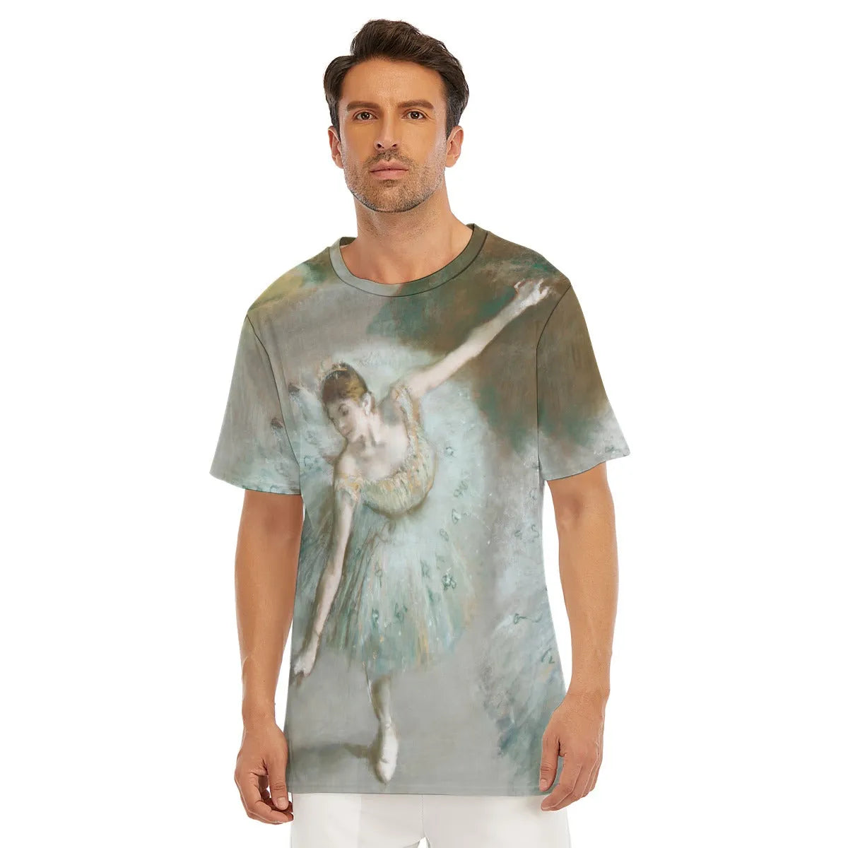 Dancer in Green Painting by Edgar Degas T-Shirt