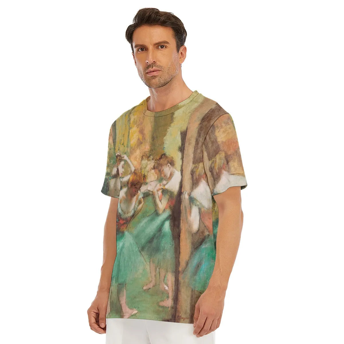 Dancers Pink and Green by Edgar Degas T-Shirt