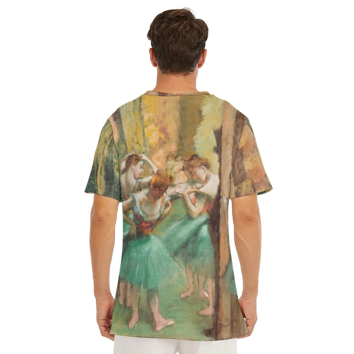 Dancers Pink and Green by Edgar Degas T-Shirt