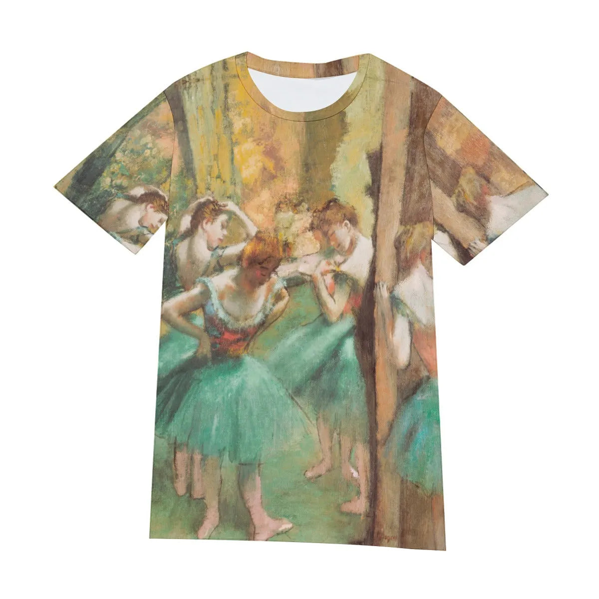 Dancers Pink and Green by Edgar Degas T-Shirt