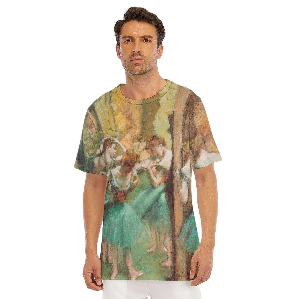 Dancers Pink and Green by Edgar Degas T-Shirt