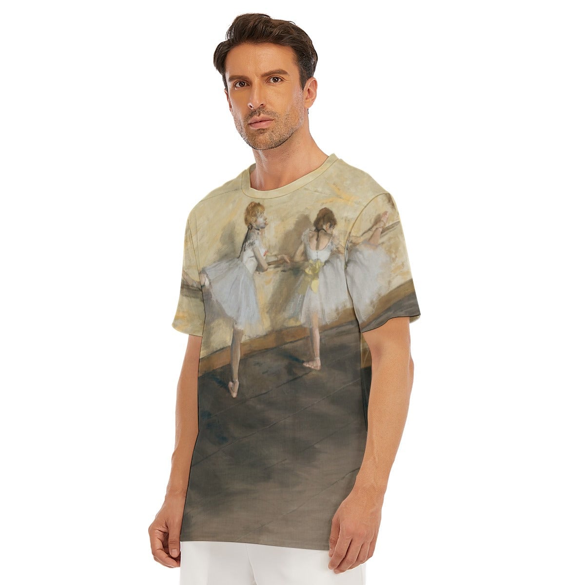 Dancers Practicing at the Barre by Edgar Degas T-Shirt