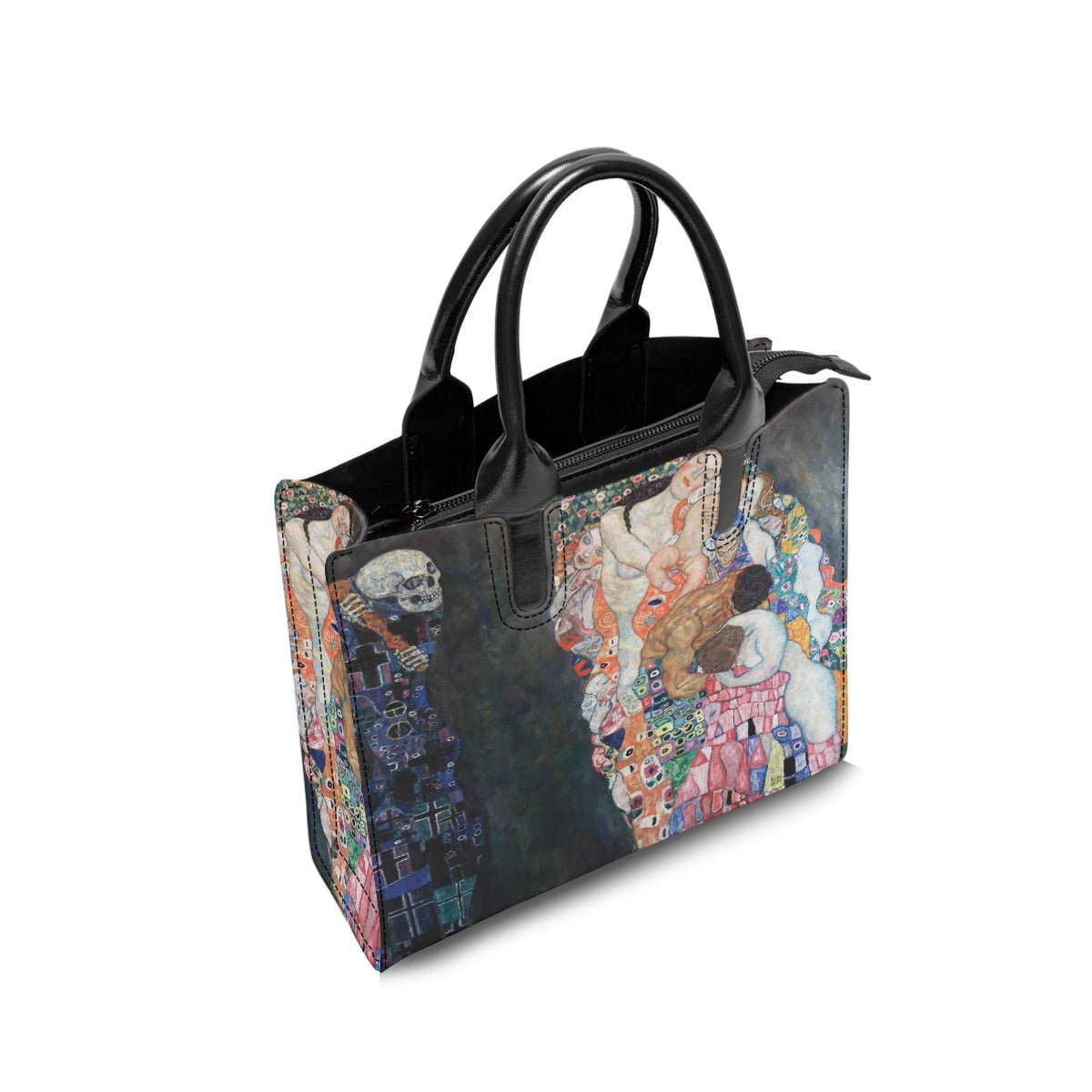 Death and Life by Gustav Klimt Art Fashion Handbag