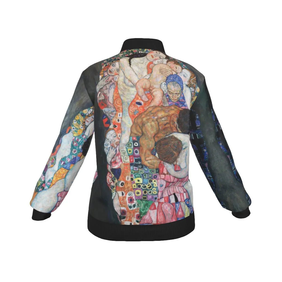 Death and Life by Gustav Klimt Women’s Bomber Jacket