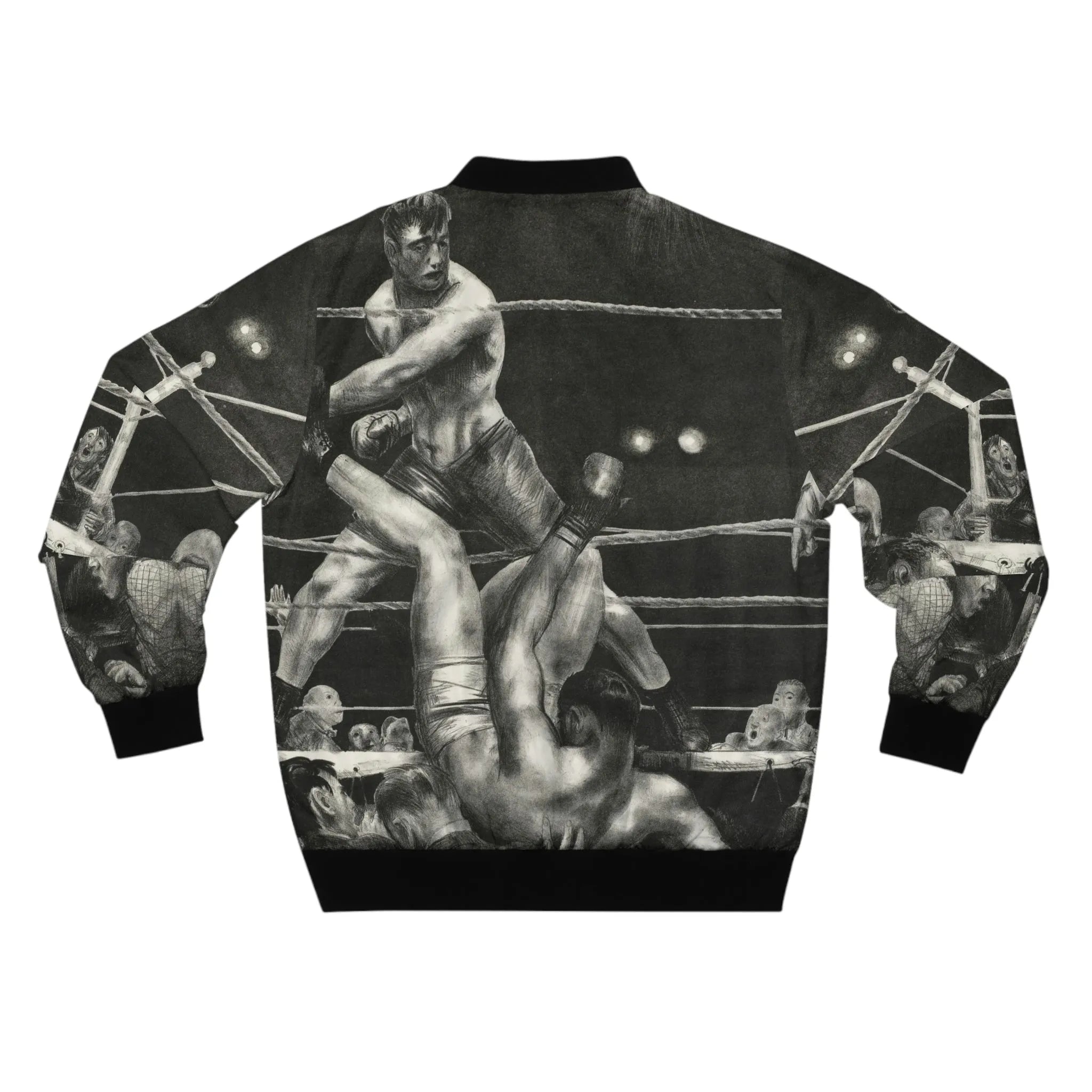 Dempsey and Firpo George Bellows Boxing Art Bomber Jacket