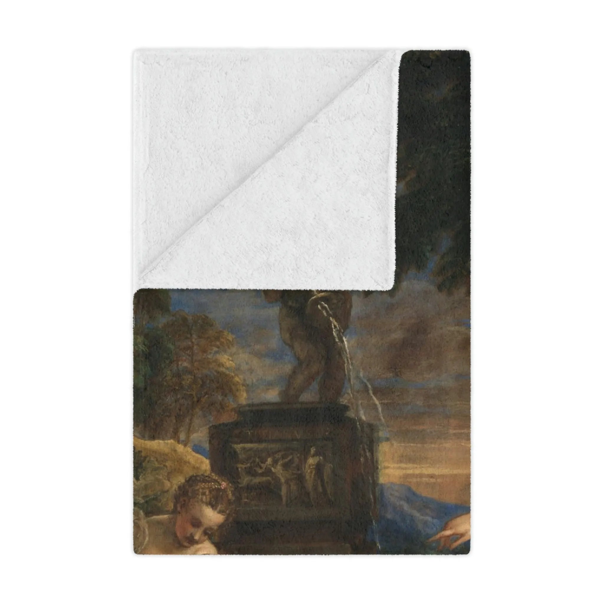 Titian’s Diana and Callisto Art Blanket - Classic Elegance for Home