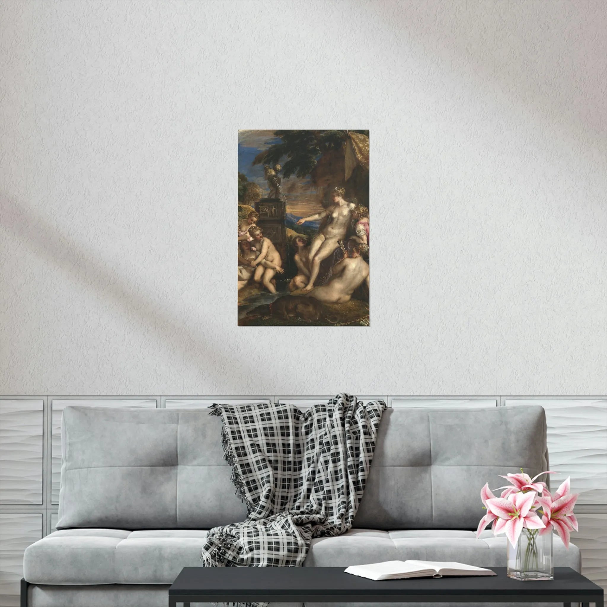 Diana and Callisto by Titian Art Premium Posters