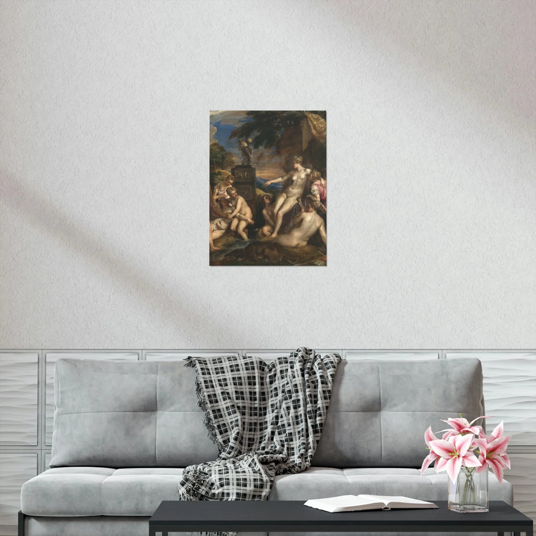 Diana and Callisto by Titian Art Premium Posters