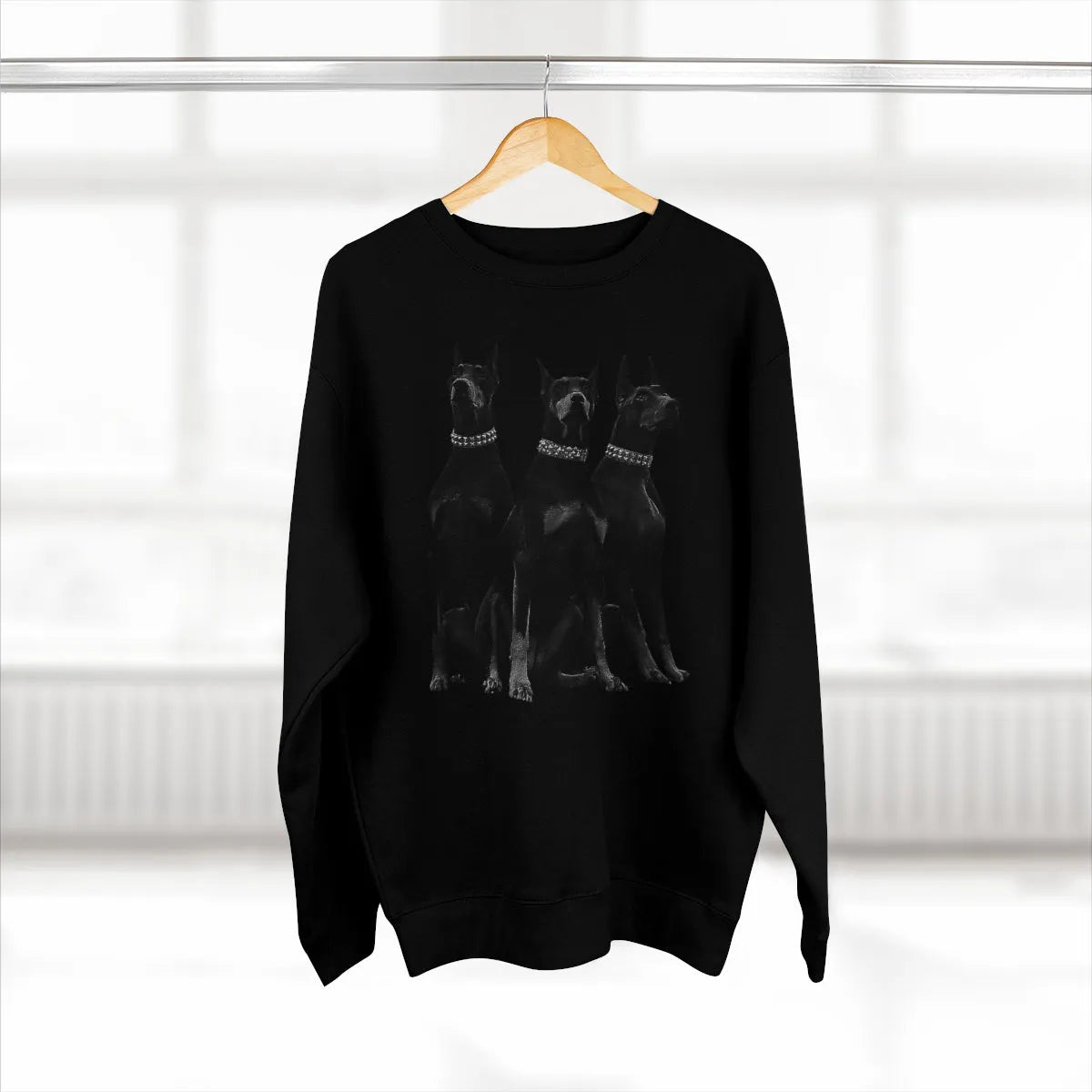 Dobermans Pinscher Gangster Dog Art Sweatshirt