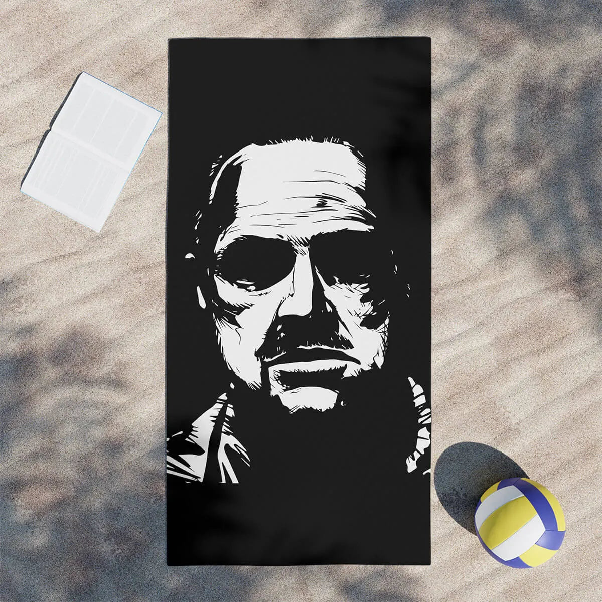 Don Corleone The Godfather Beach Towel