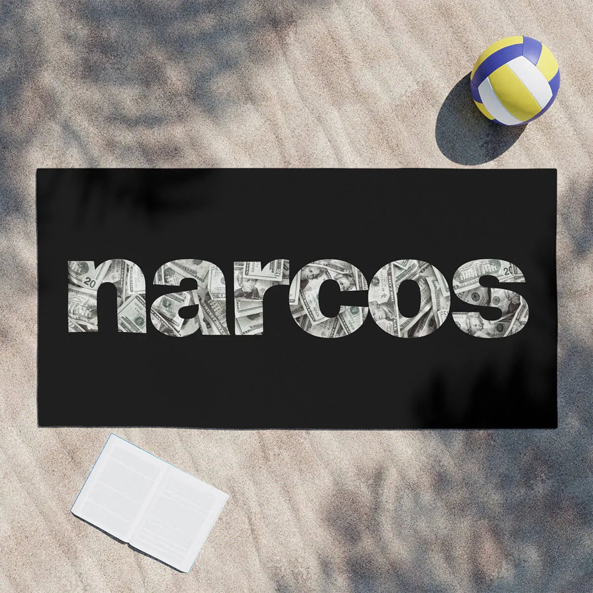 Don Pablo El Patron Colombian Narco Medellin Beach Towel