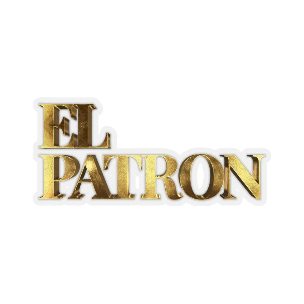 Don Pablo El Patron Golden Colombian Boss El Jefe Stickers