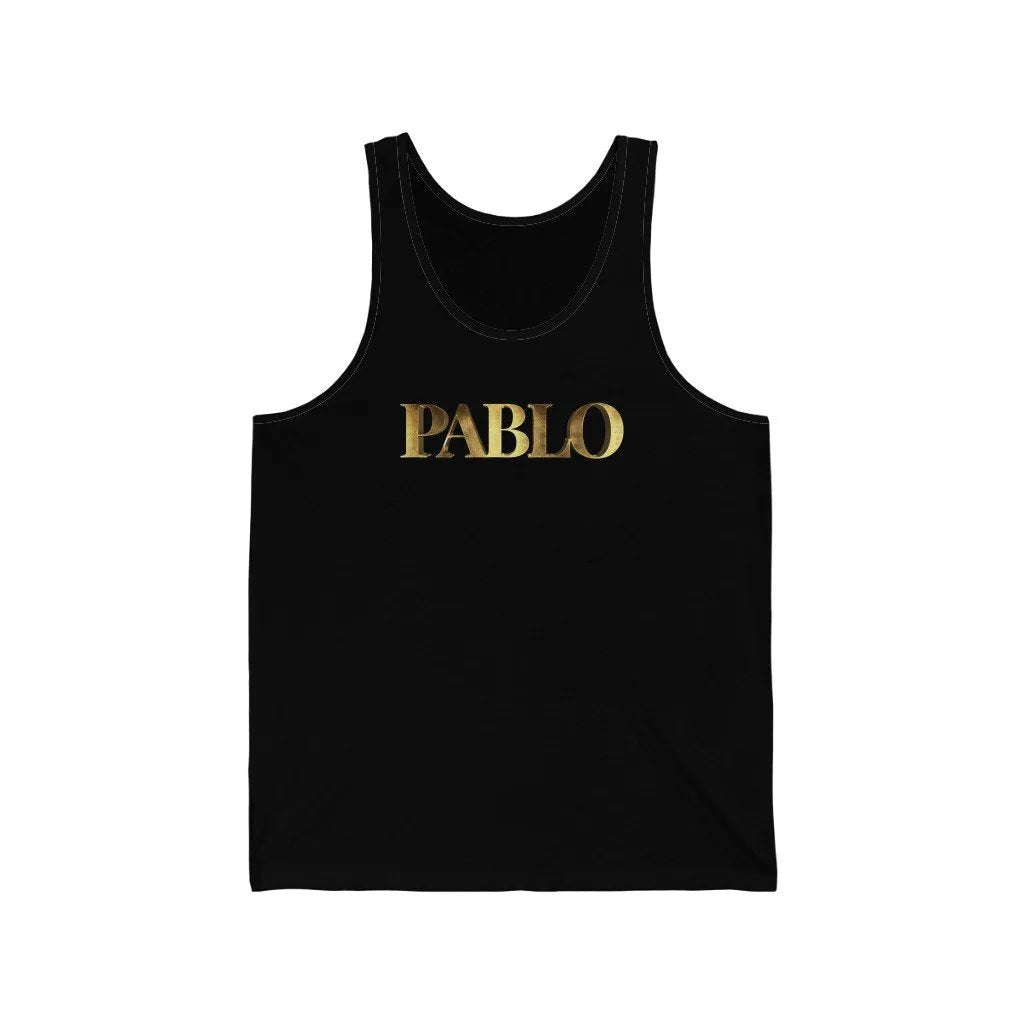 Don Pablo Gold El Jefe Colombian Boss Tank Top