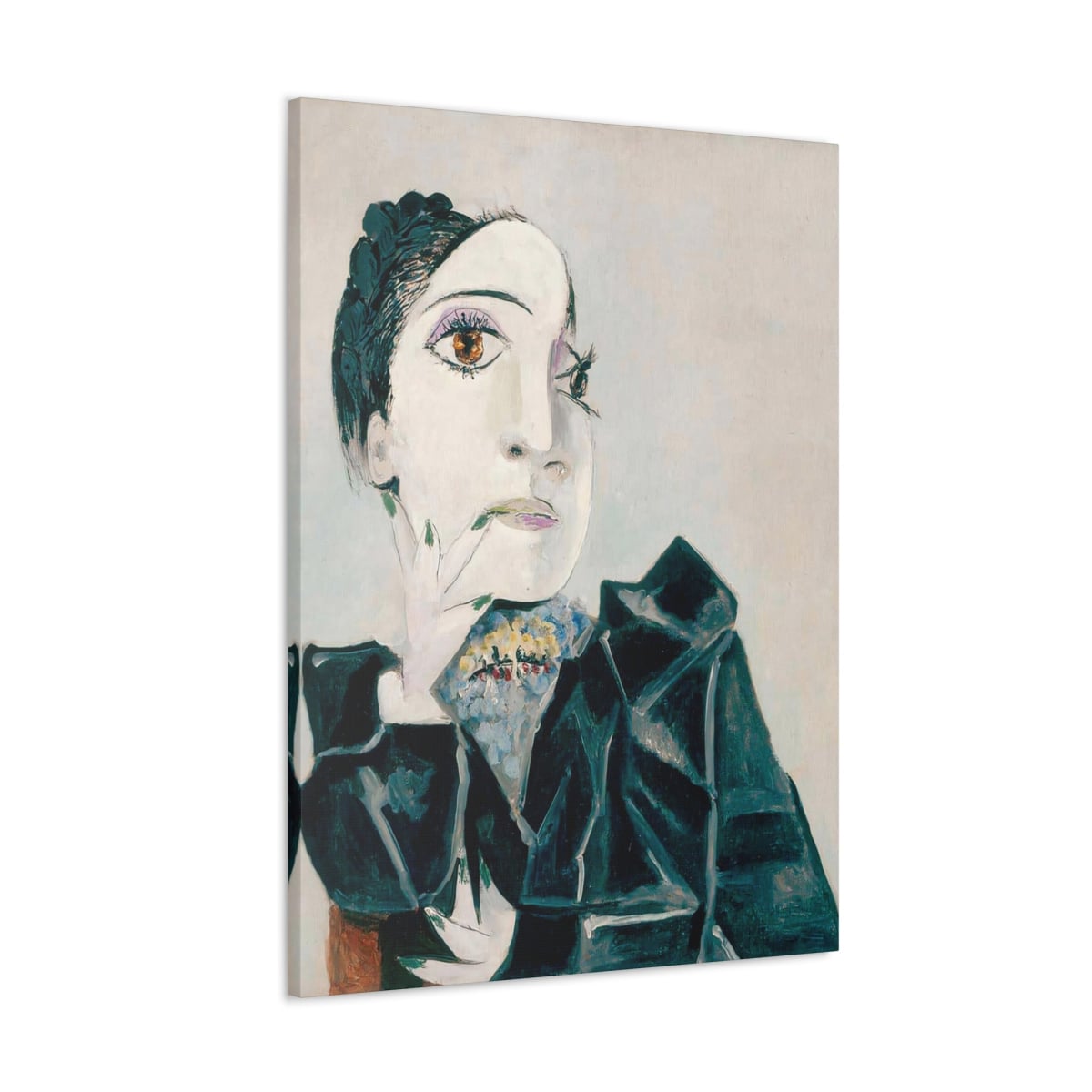 Dora Maar med grønne fingernegle Pablo Picasso Canvas Galleri Wraps