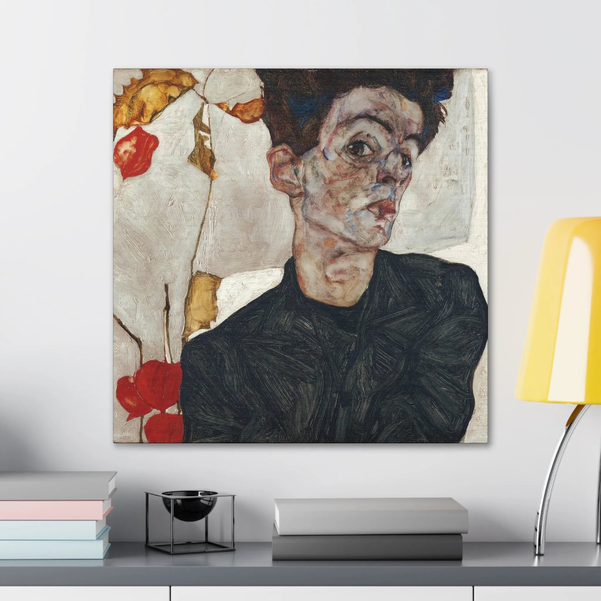 Egon Schiele’s Self-Portrait Canvas Wraps - Timeless Artistry