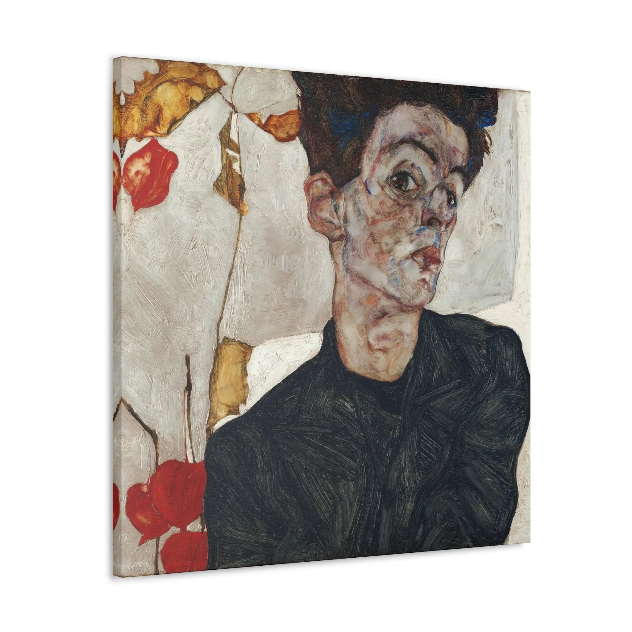 Egon Schiele’s Self-Portrait Canvas Wraps - Timeless Artistry