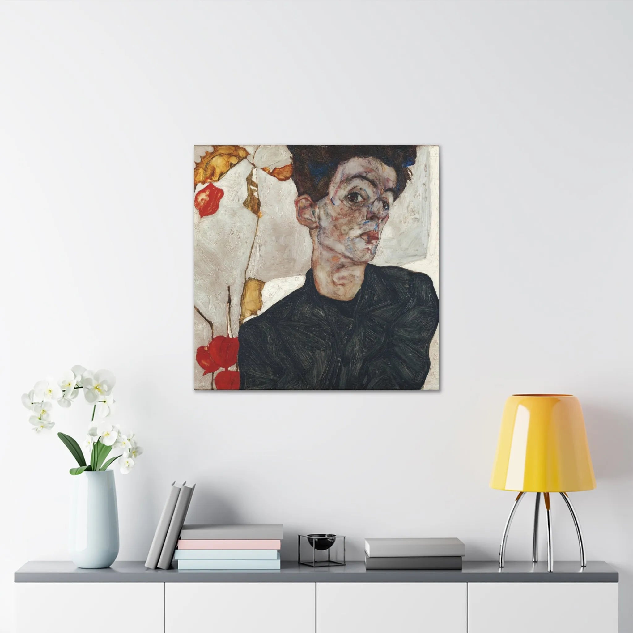 Egon Schiele’s Self-Portrait Canvas Wraps - Timeless Artistry