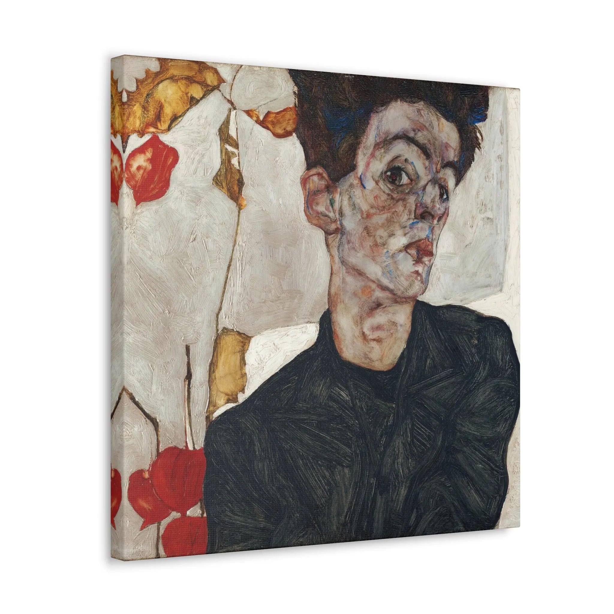 Egon Schiele’s Self-Portrait Canvas Wraps - Timeless Artistry