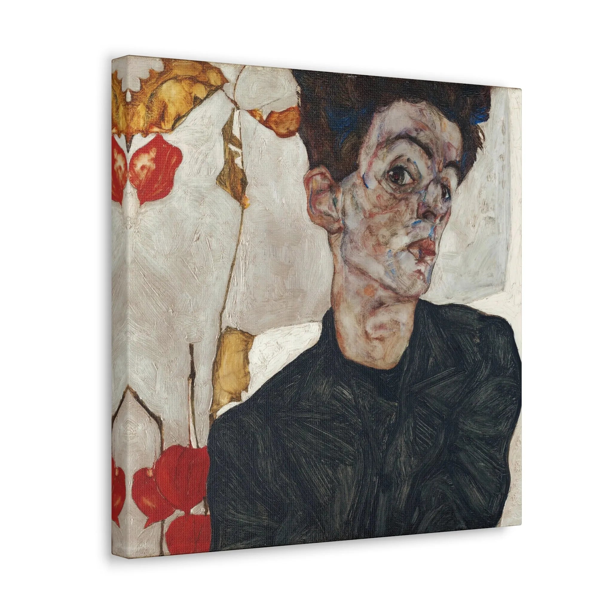 Egon Schiele’s Self-Portrait Canvas Wraps - Timeless Artistry