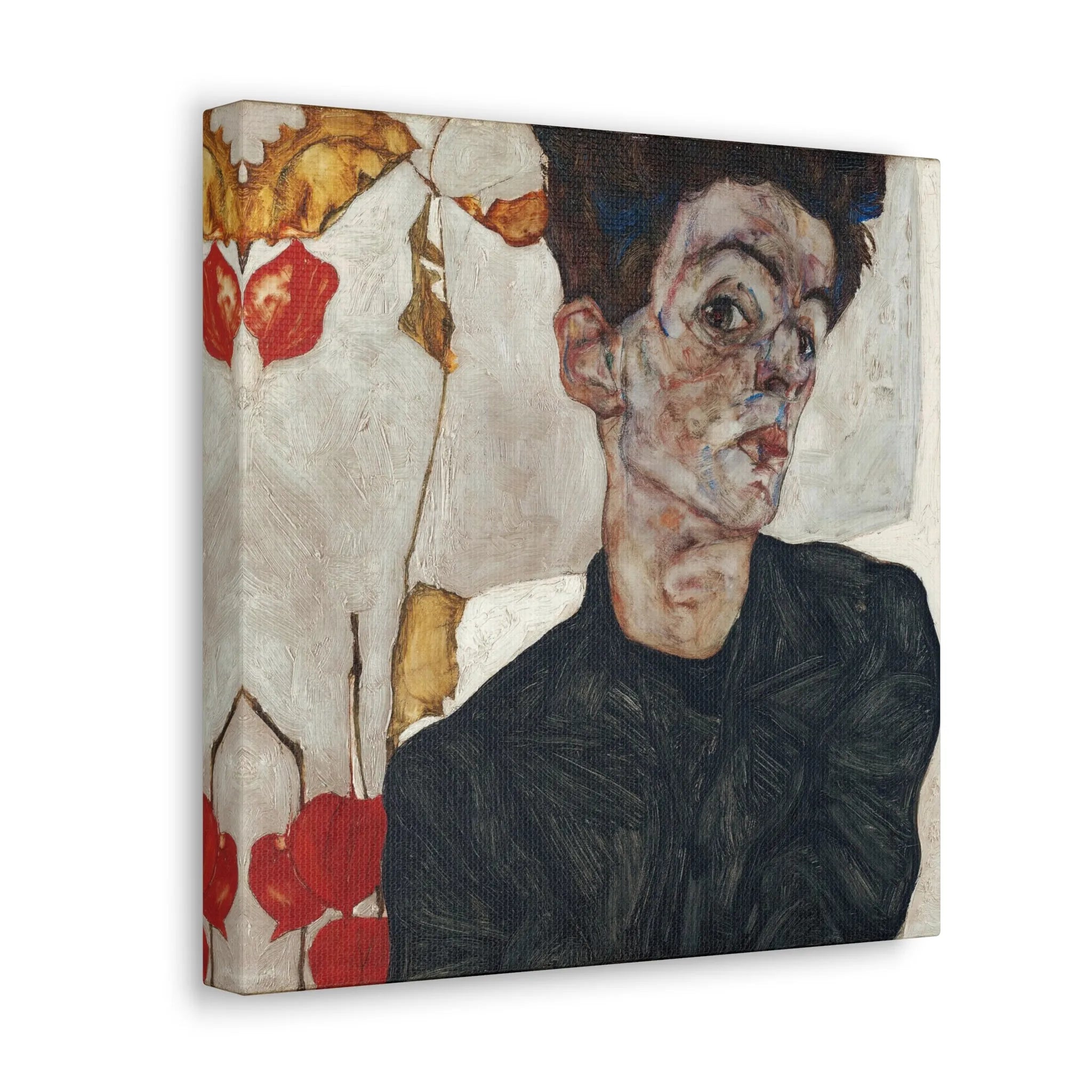 Egon Schiele’s Self-Portrait Canvas Wraps - Timeless Artistry