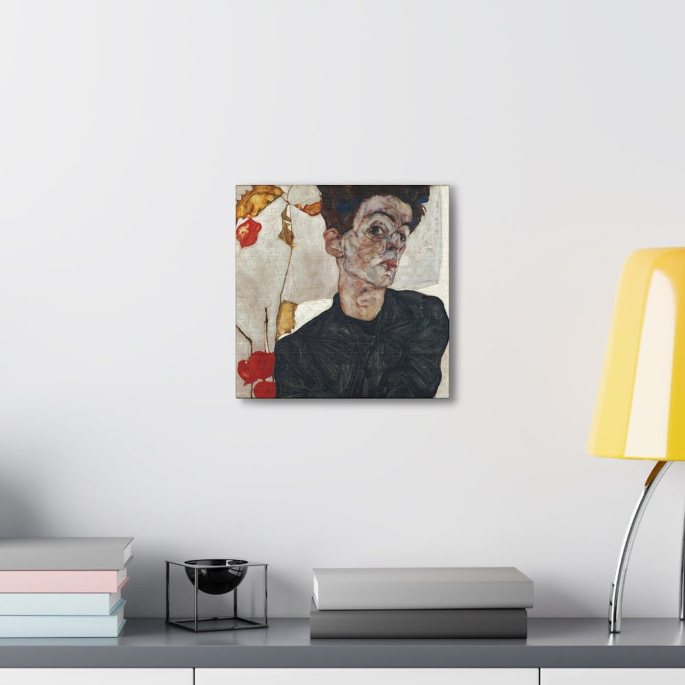 Egon Schiele's Self-Portrait Canvas Wraps - Timeless Artistry