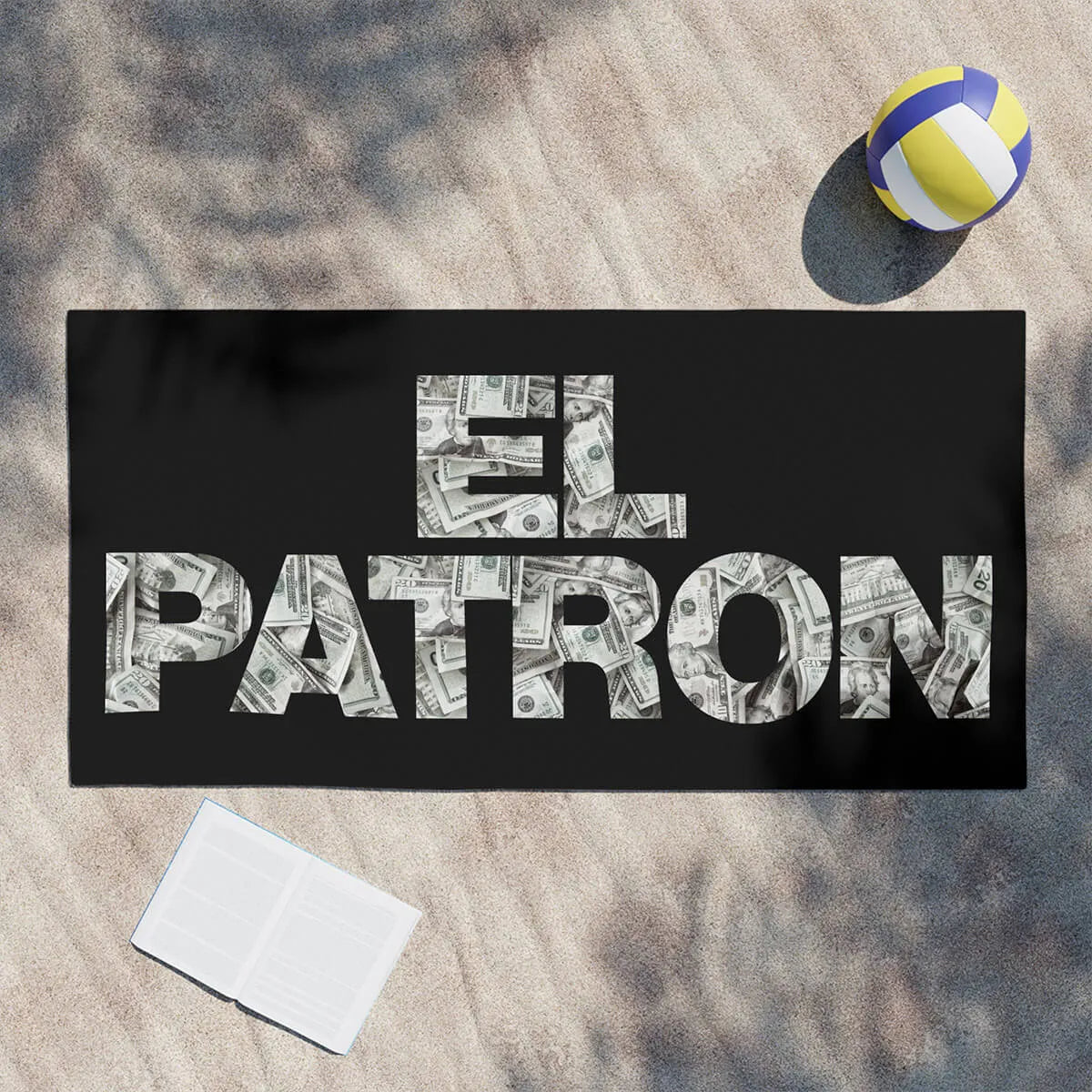 El Patron Don Pablo Colombian Boss Beach Towel