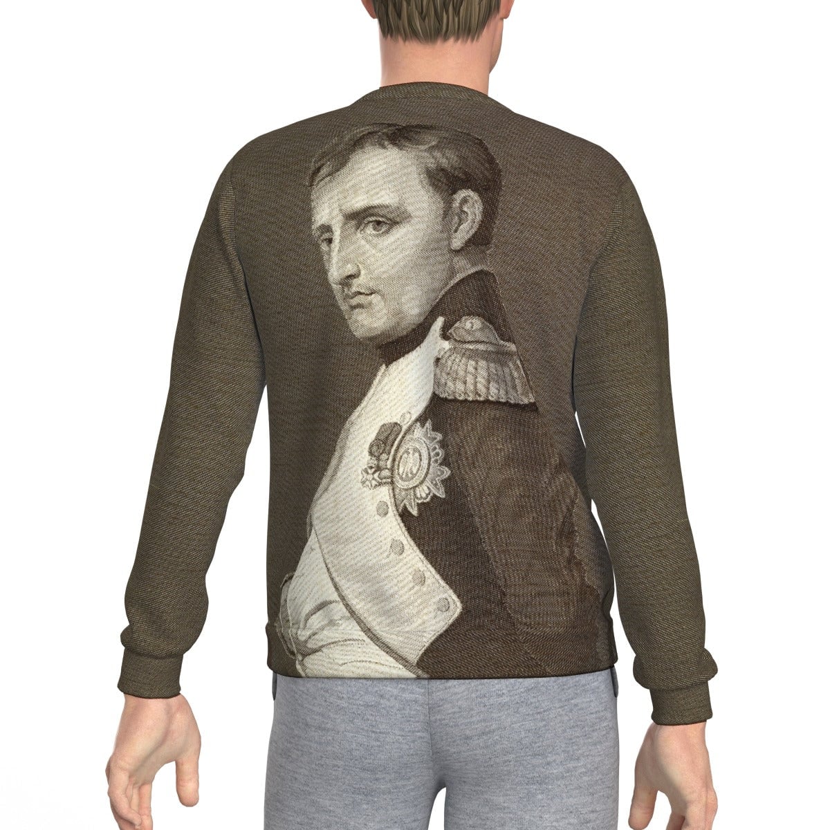 Emperor Napoleon Bonaparte Historical Portrait Sweatshirt