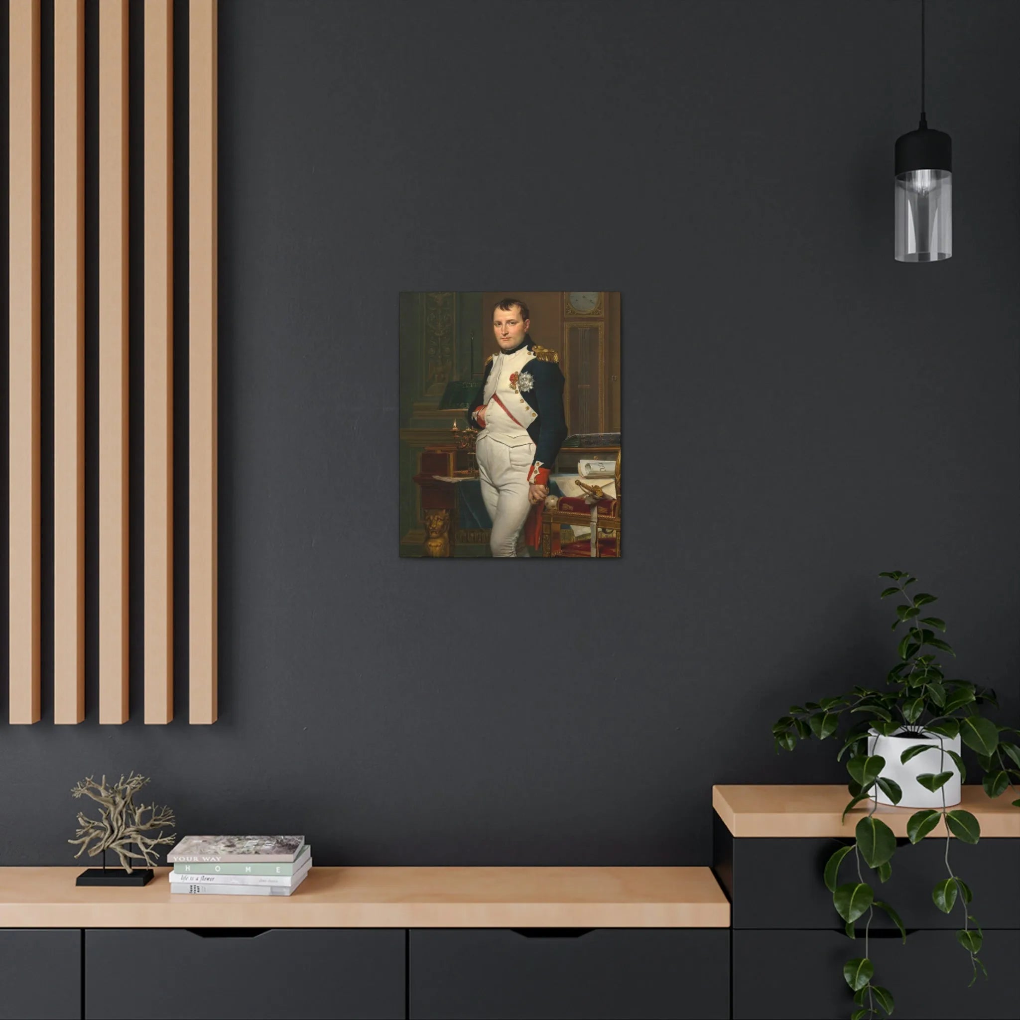 Emperor Napoleon in His Study at the Tuileries Canvas Gallery Wraps