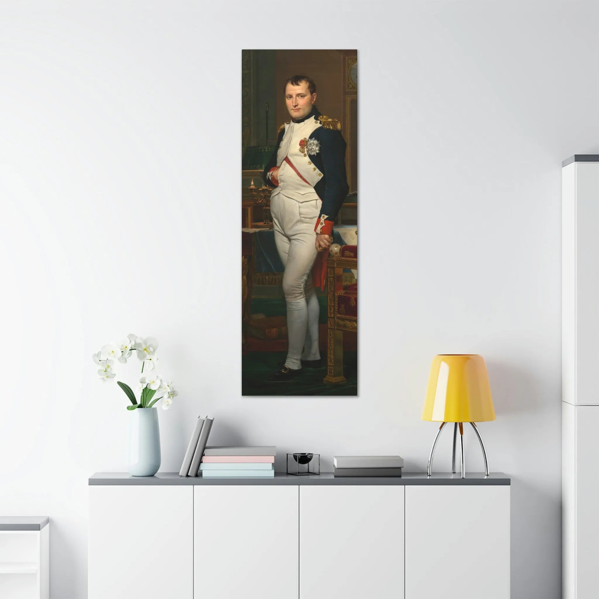 Emperor Napoleon in His Study at the Tuileries Canvas Gallery Wraps