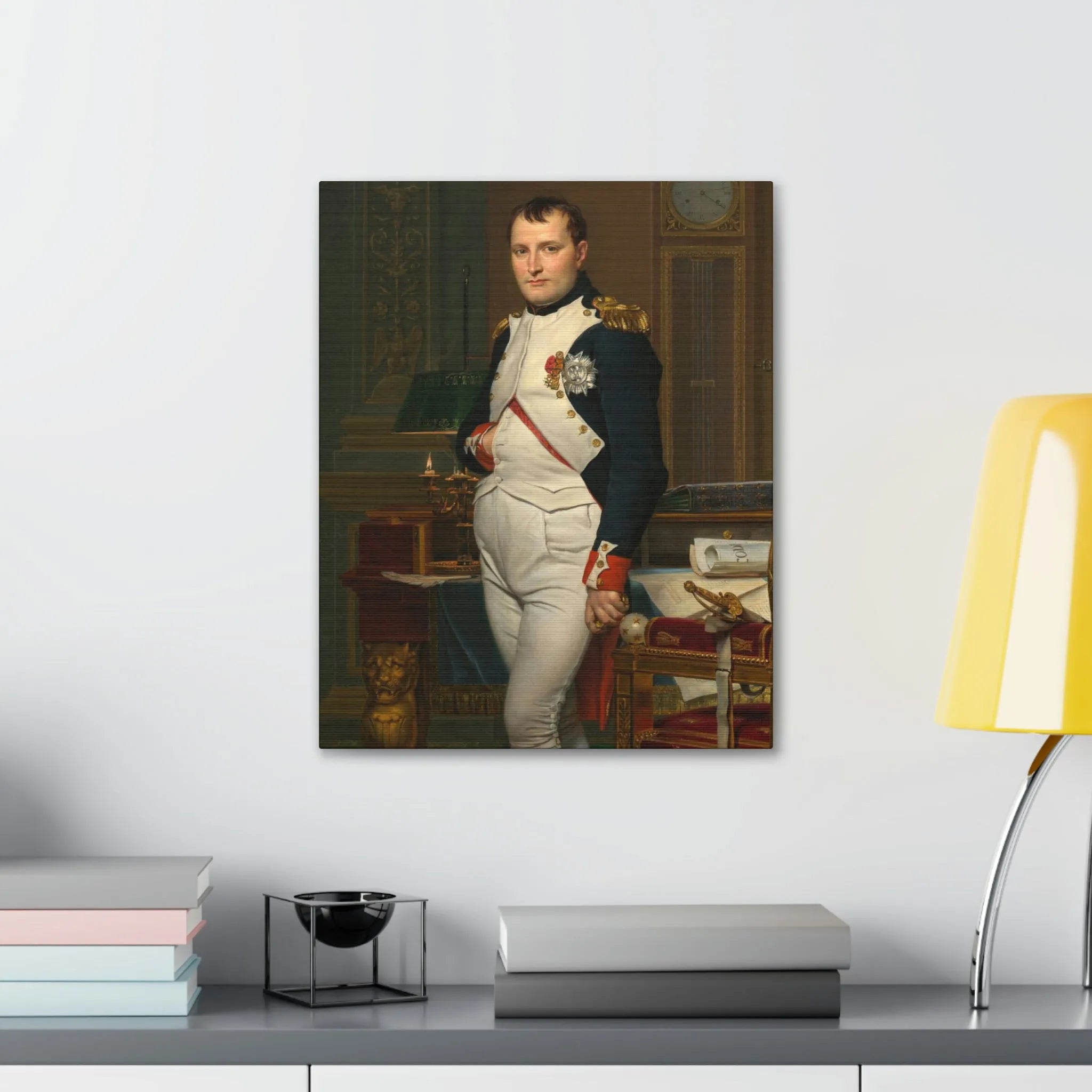 Emperor Napoleon in His Study at the Tuileries Canvas Gallery Wraps