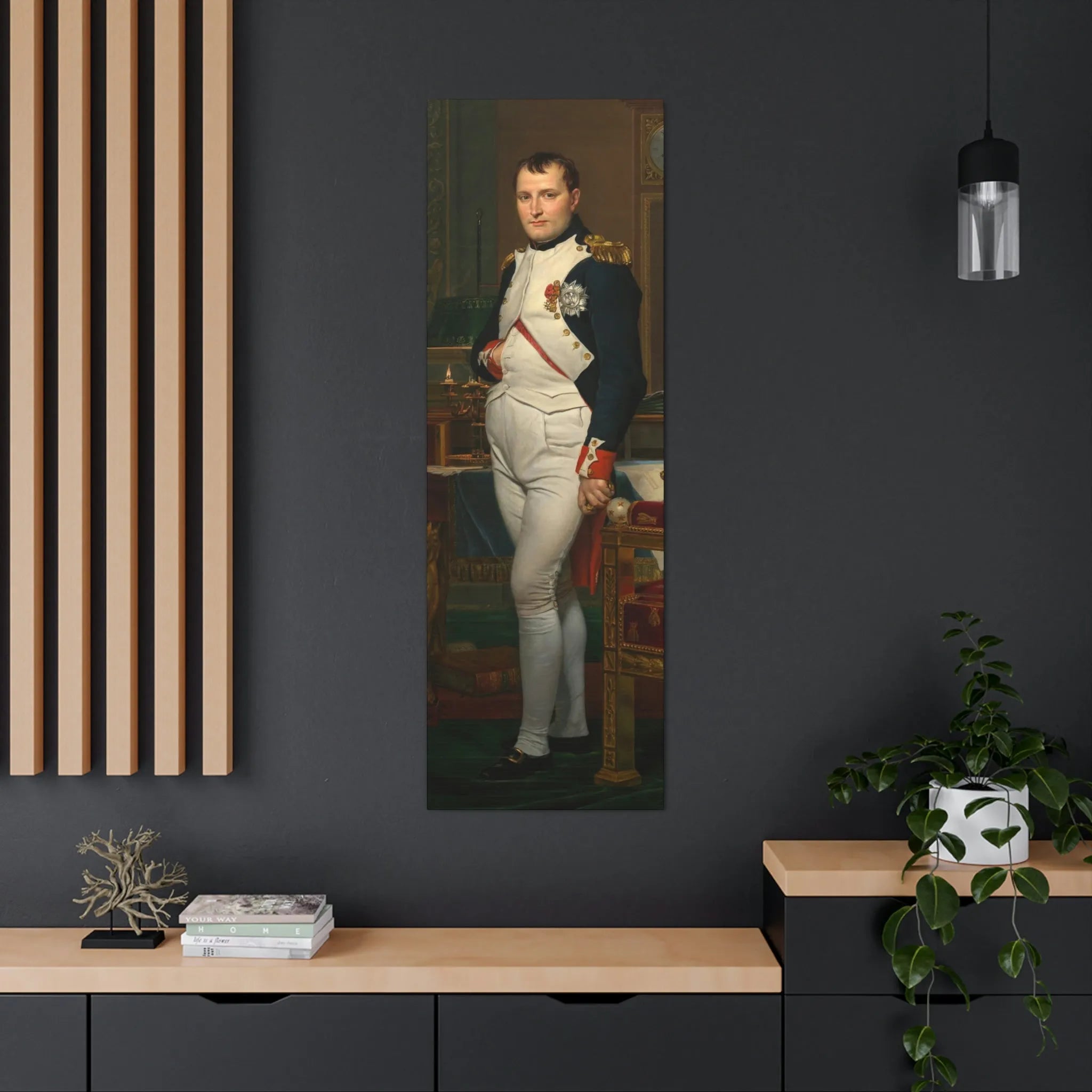 Emperor Napoleon in His Study at the Tuileries Canvas Gallery Wraps