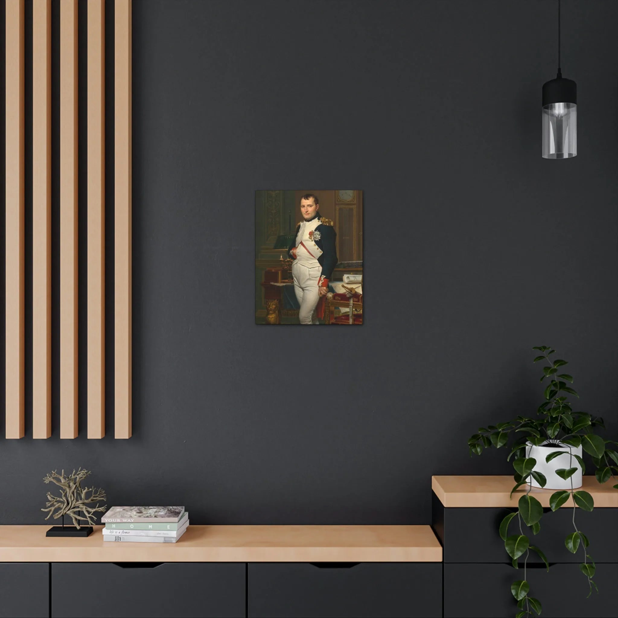 Emperor Napoleon in His Study at the Tuileries Canvas Gallery Wraps