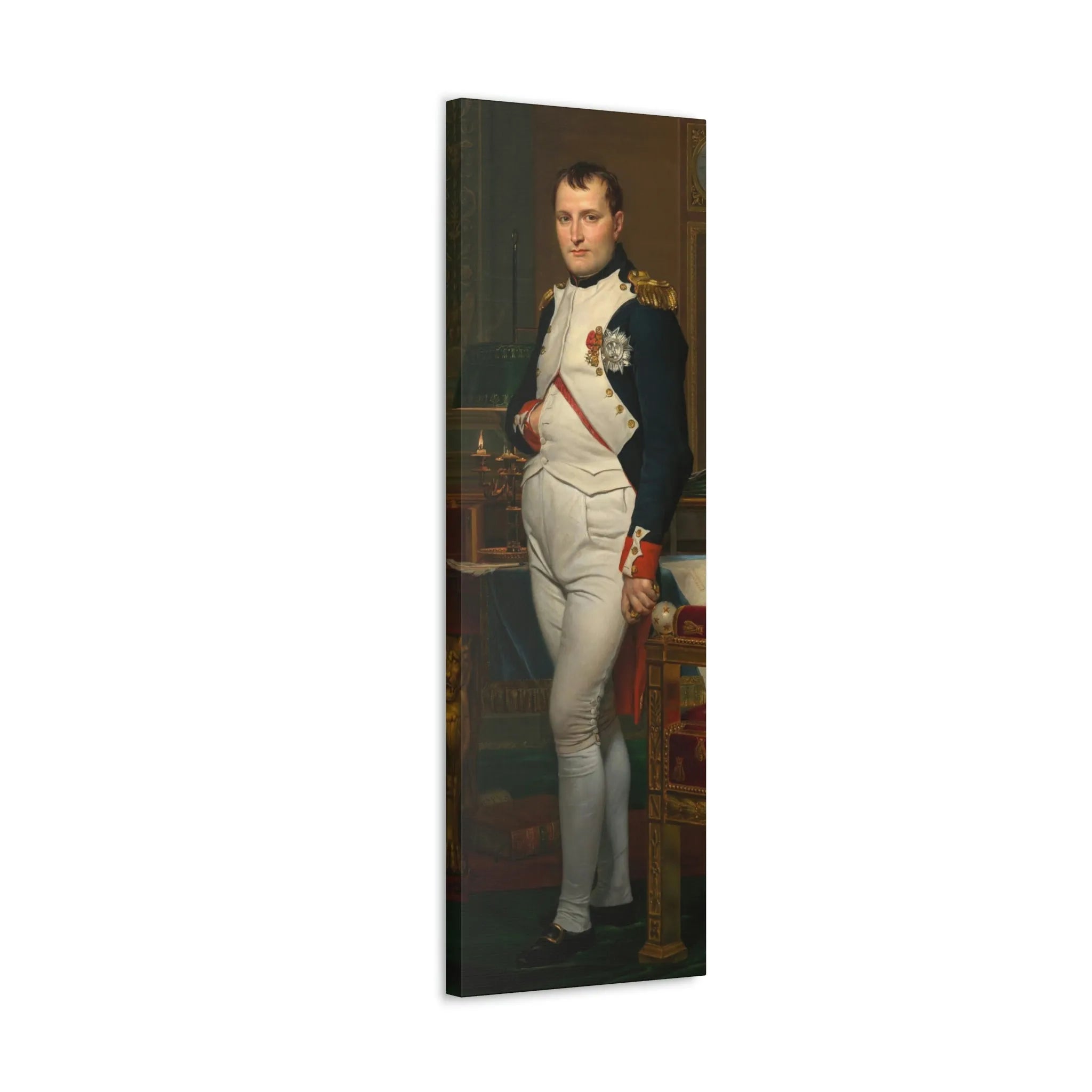 Emperor Napoleon in His Study at the Tuileries Canvas Gallery Wraps