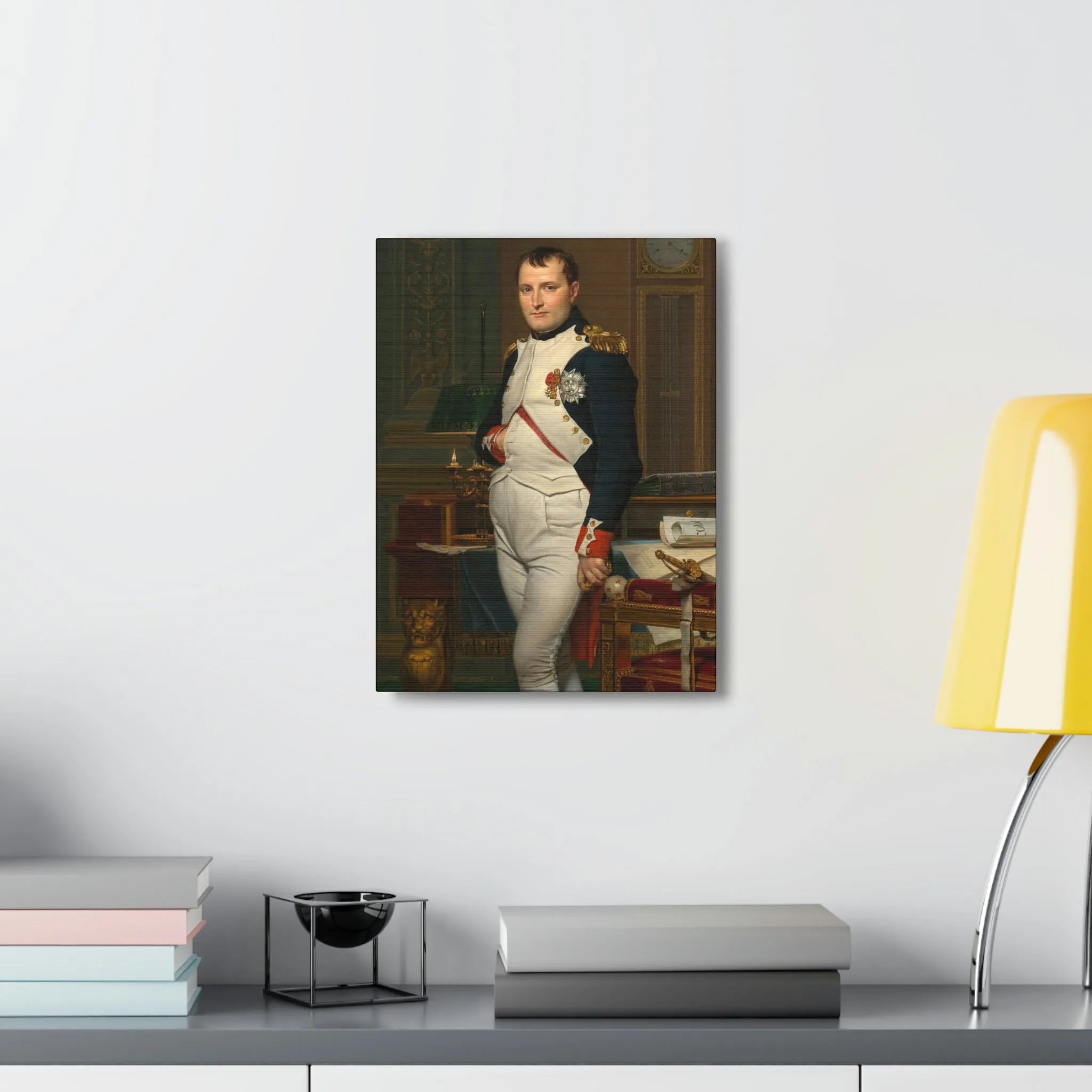 Emperor Napoleon in His Study at the Tuileries Canvas Gallery Wraps