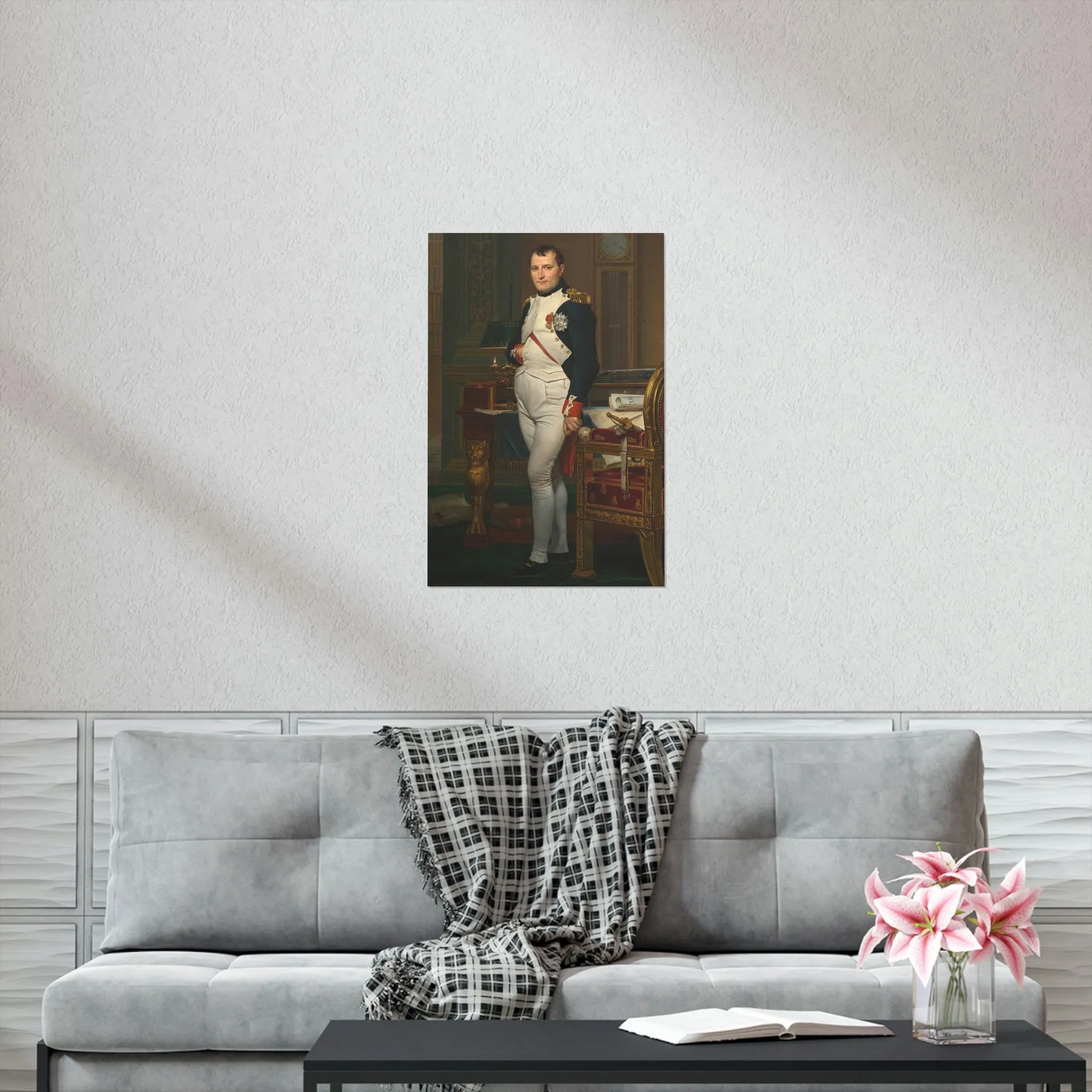 Emperor Napoleon in His Study at the Tuileries Premium Posters